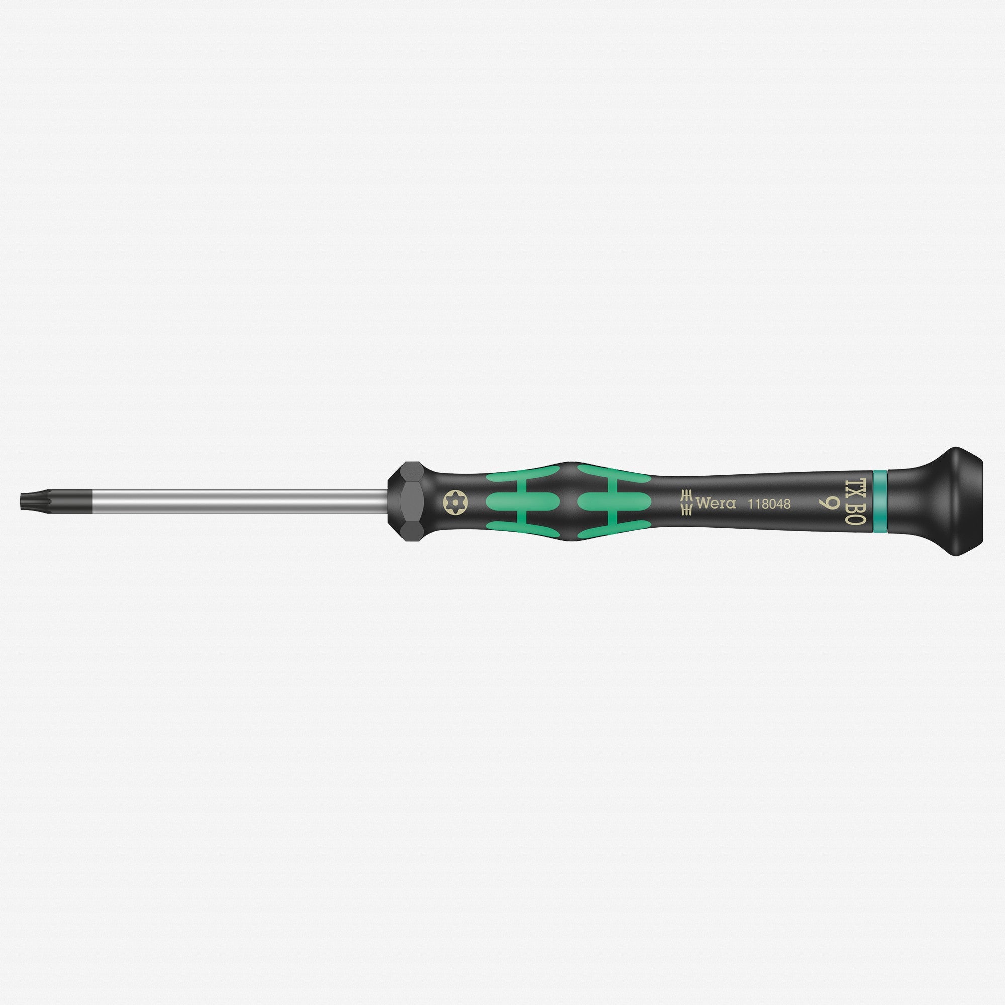 Wera 118048 T9s x 60mm Kraftform Micro Security TORX® Precision Screwdriver - WR118048 - KC Tool