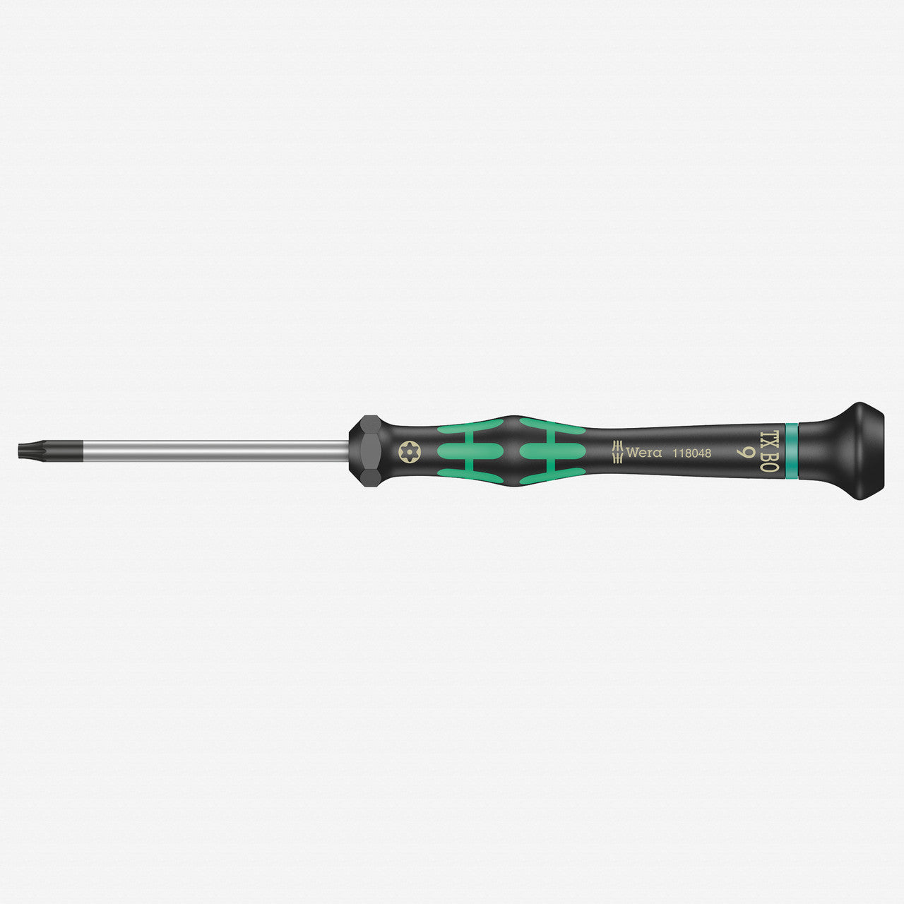 Wera 118048 T9s x 60mm Kraftform Micro Security Torx Precision Screwdriver - WR118048 - KC Tool