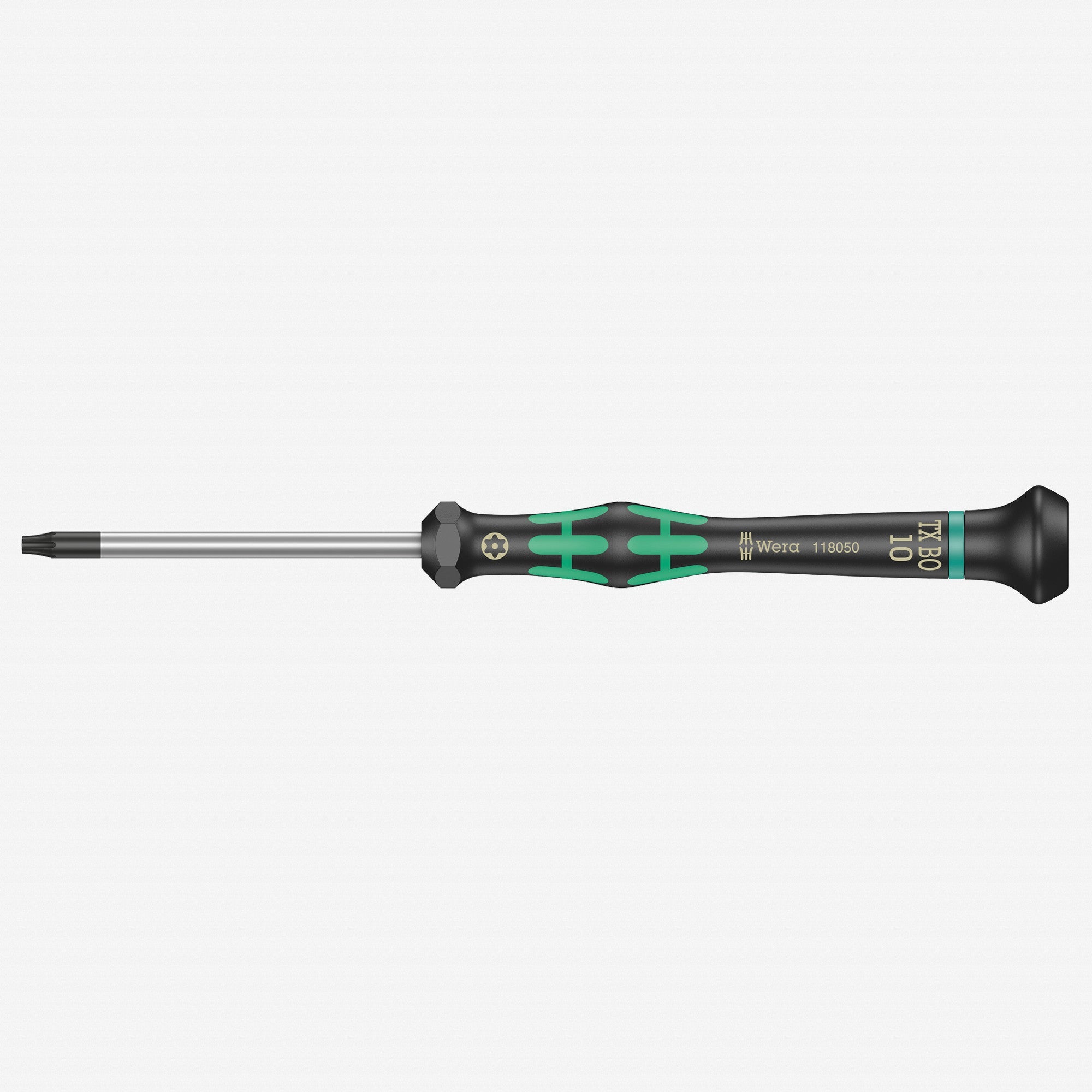 Wera 118050 T10s x 60mm Kraftform Micro Security TORX® Precision Screwdriver - WR118050 - KC Tool