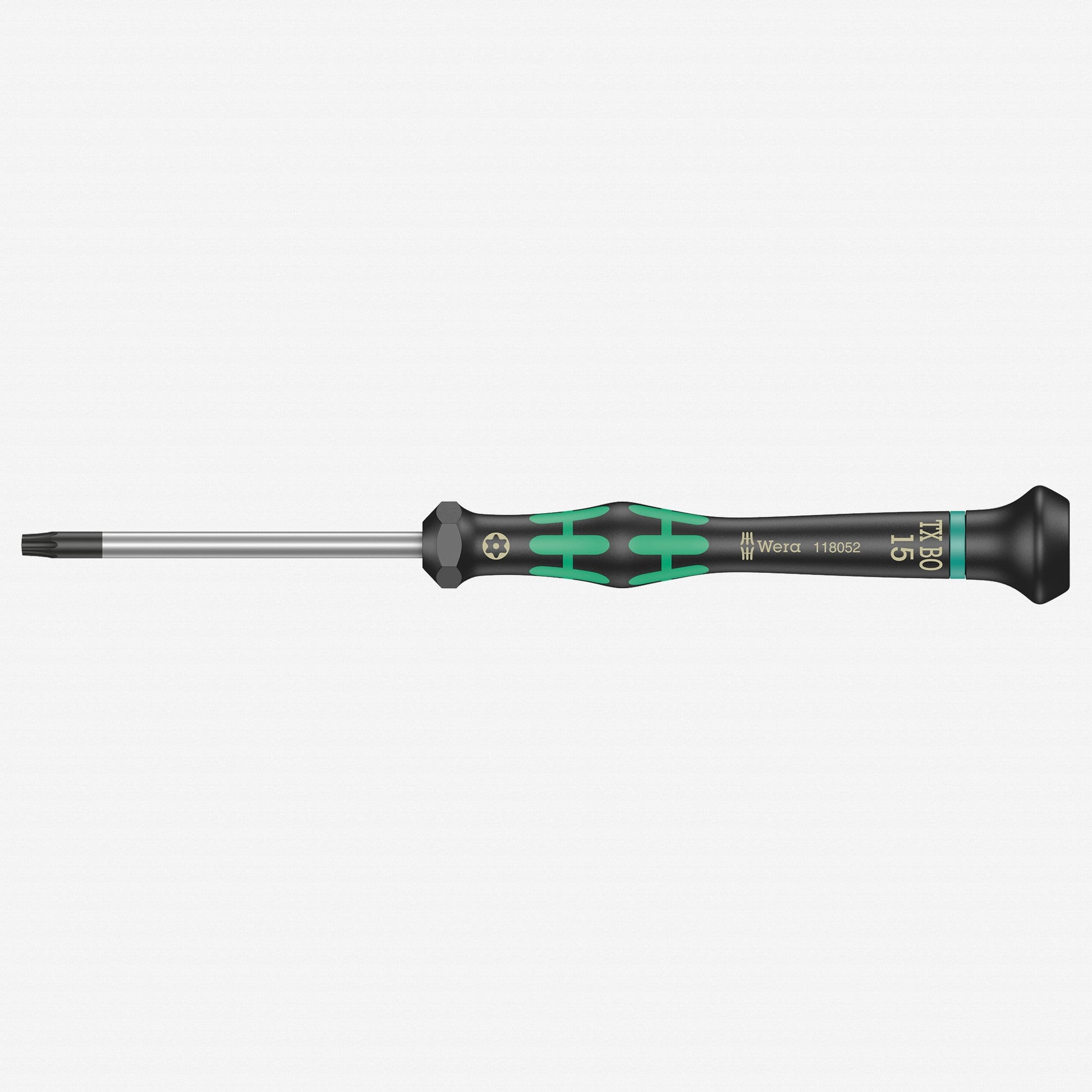 Wera 118052 T15s x 60mm Kraftform Micro Security TORX® Precision Screwdriver - WR118052 - KC Tool