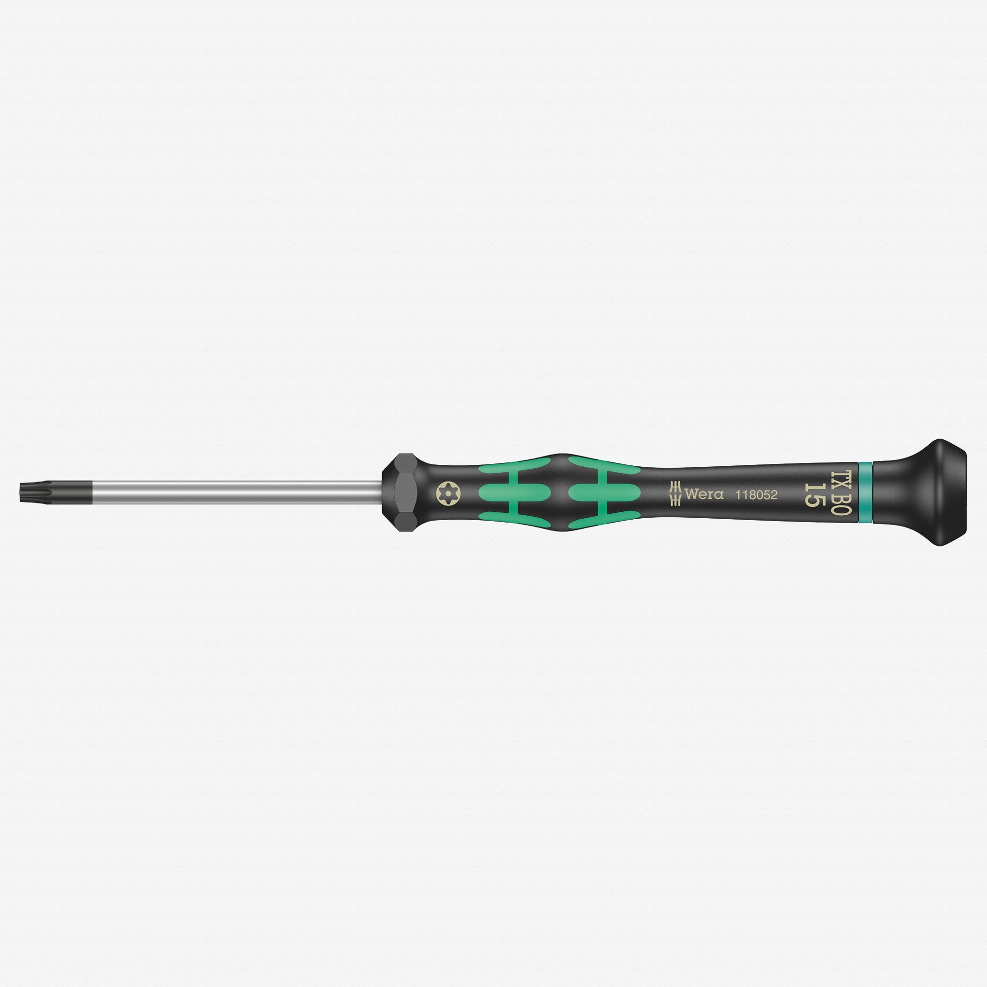Wera 118052 T15s x 60mm Kraftform Micro Security TORX® Precision Screwdriver - WR118052 - KC Tool