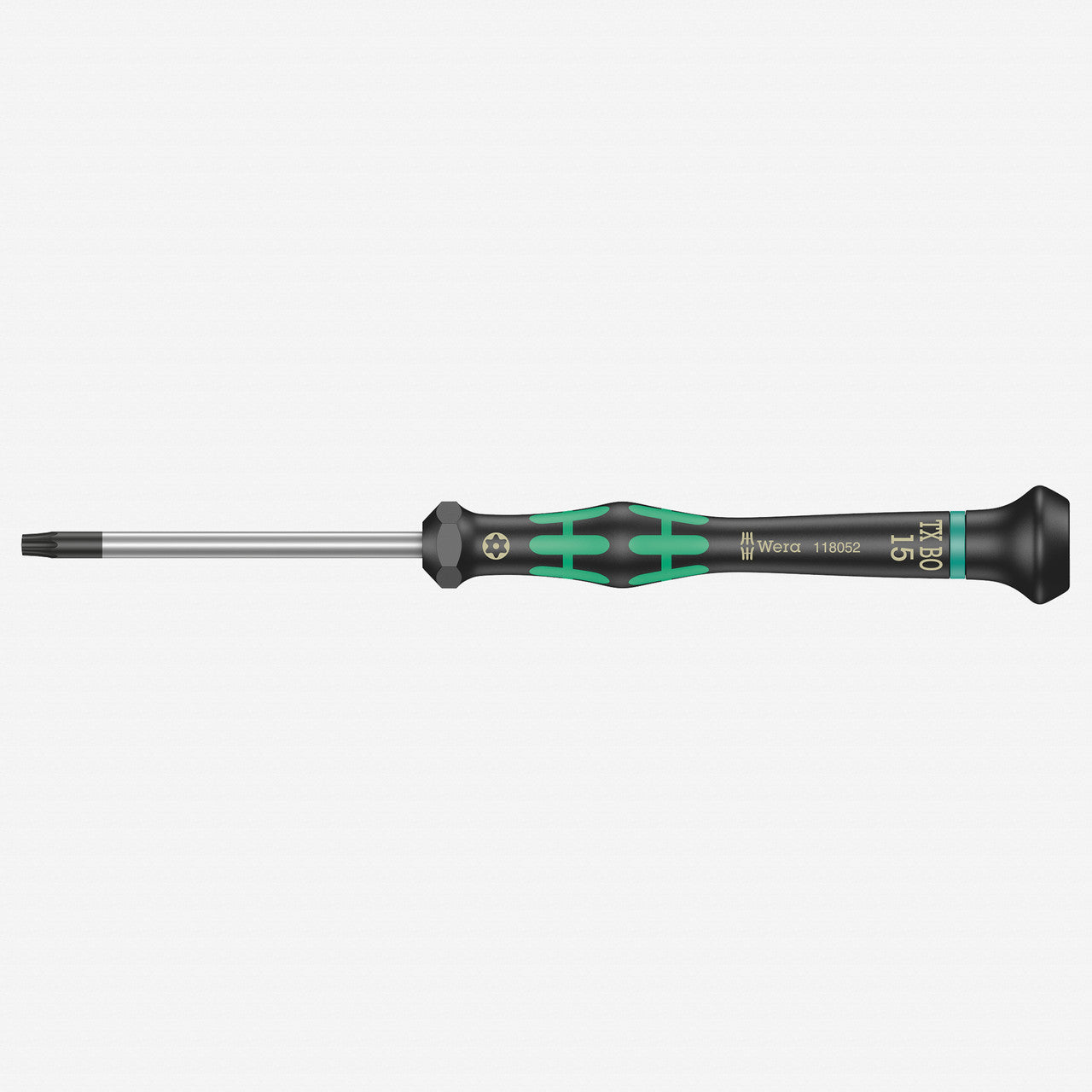 Wera 118052 T15s x 60mm Kraftform Micro Security Torx Precision Screwdriver - WR118052 - KC Tool