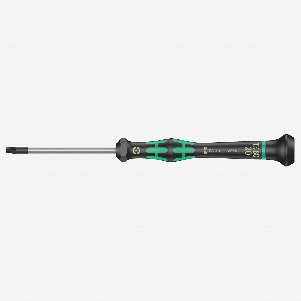 Wera 118054 T20s x 60mm Kraftform Micro Security Torx Precision Screwdriver - WR118054 - KC Tool