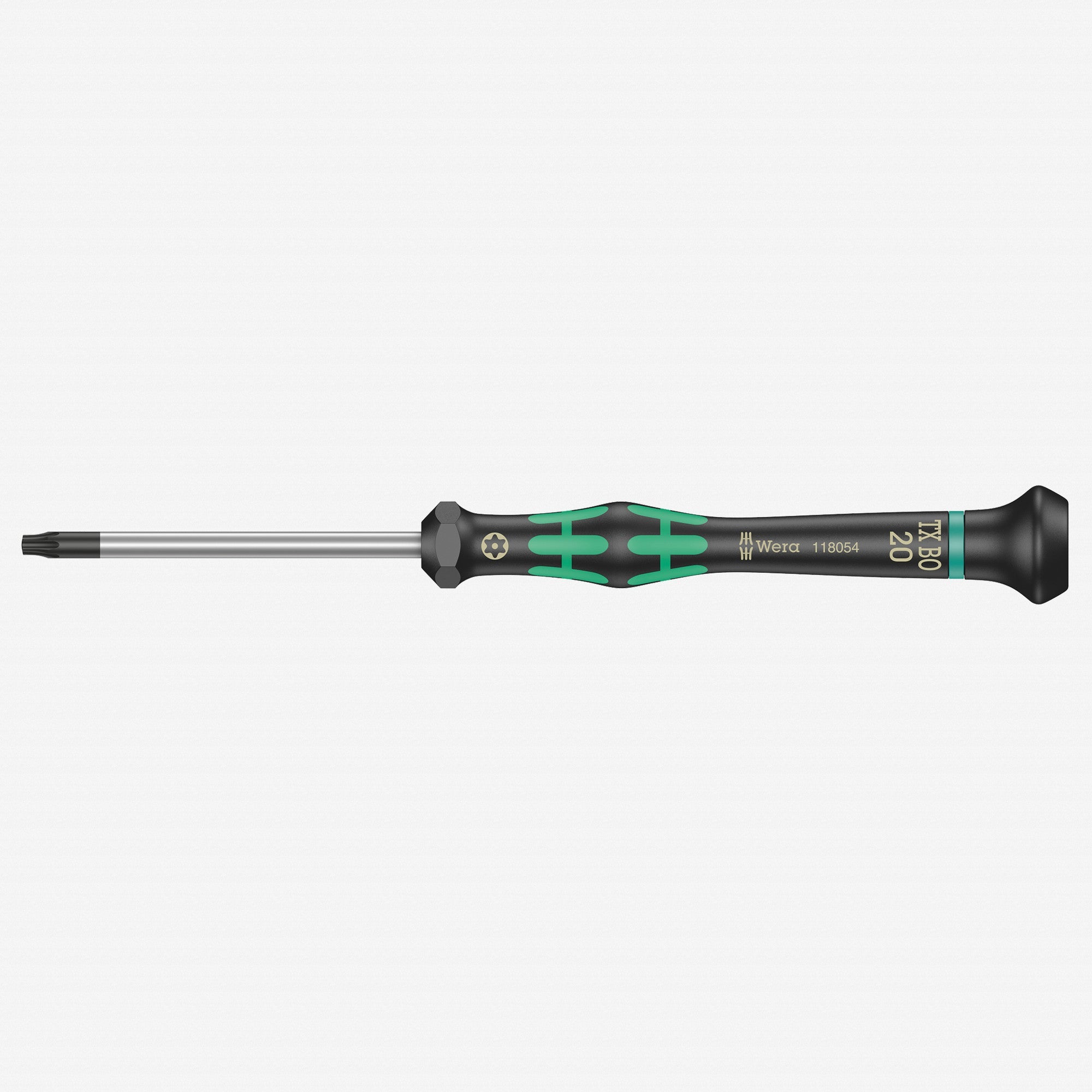 Wera 118054 T20s x 60mm Kraftform Micro Security TORX® Precision Screwdriver - WR118054 - KC Tool