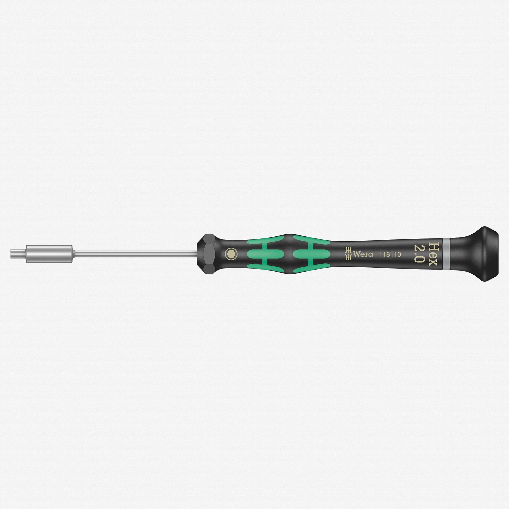 Wera 118110 2 x 60mm Kraftform Micro Precision Nut Driver - WR118110 - KC Tool