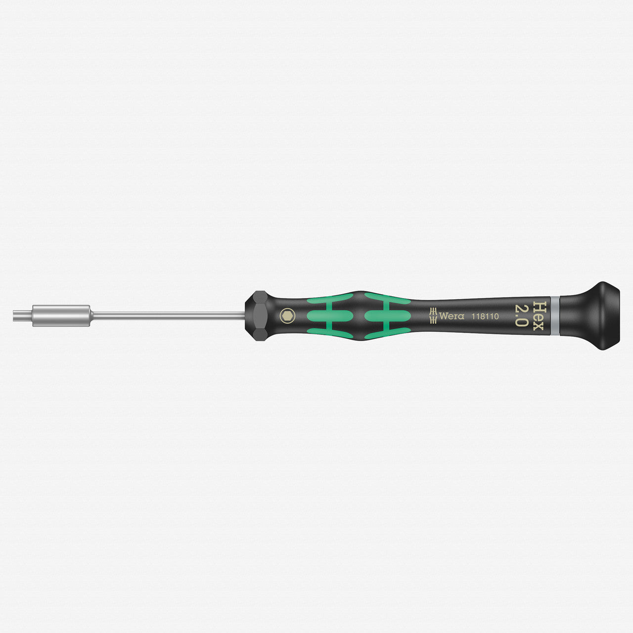 Wera 118110 2 x 60mm Kraftform Micro Precision Nut Driver - WR118110 - KC Tool
