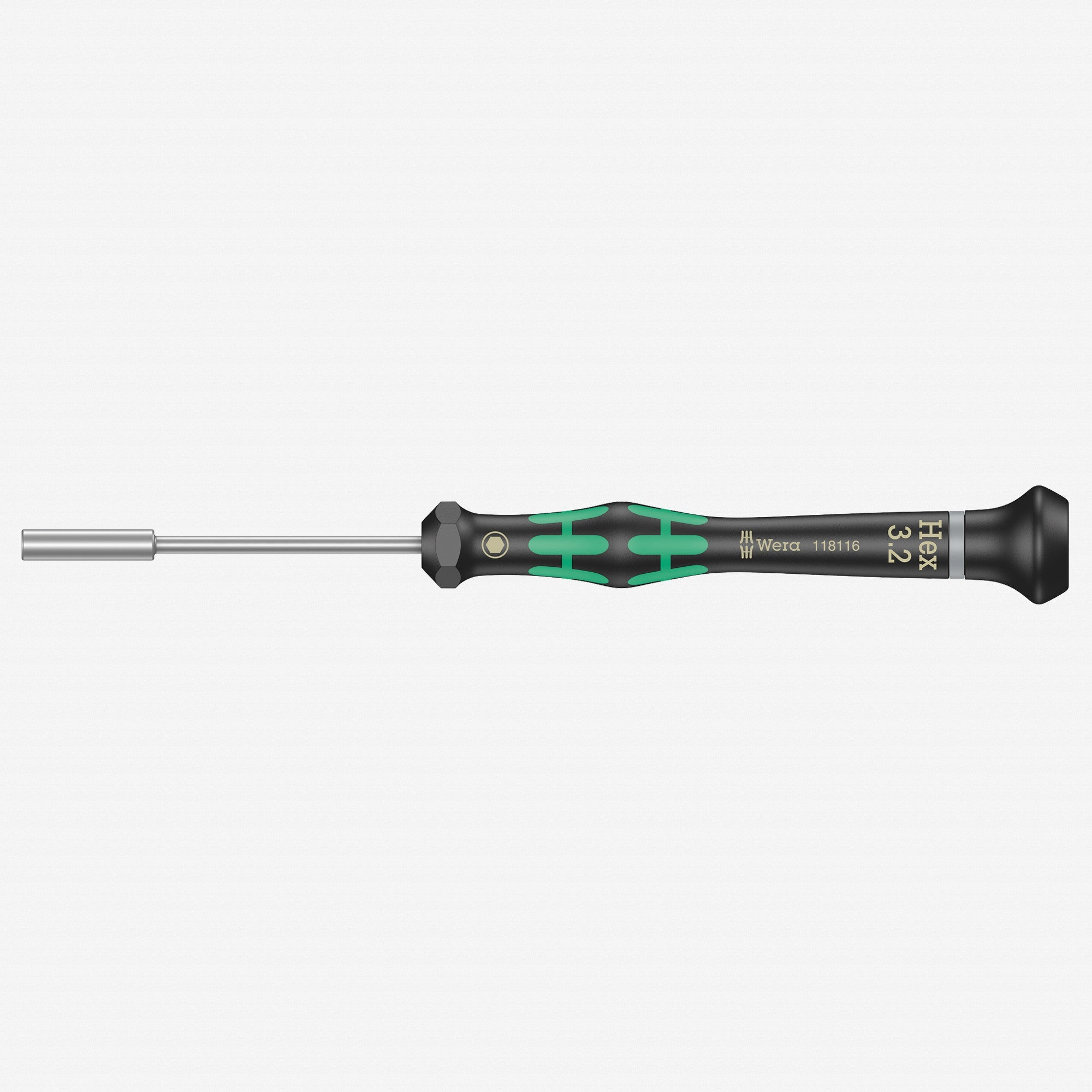 Wera 118116 3.2 x 60mm Kraftform Micro Precision Nut Driver - WR118116 - KC Tool