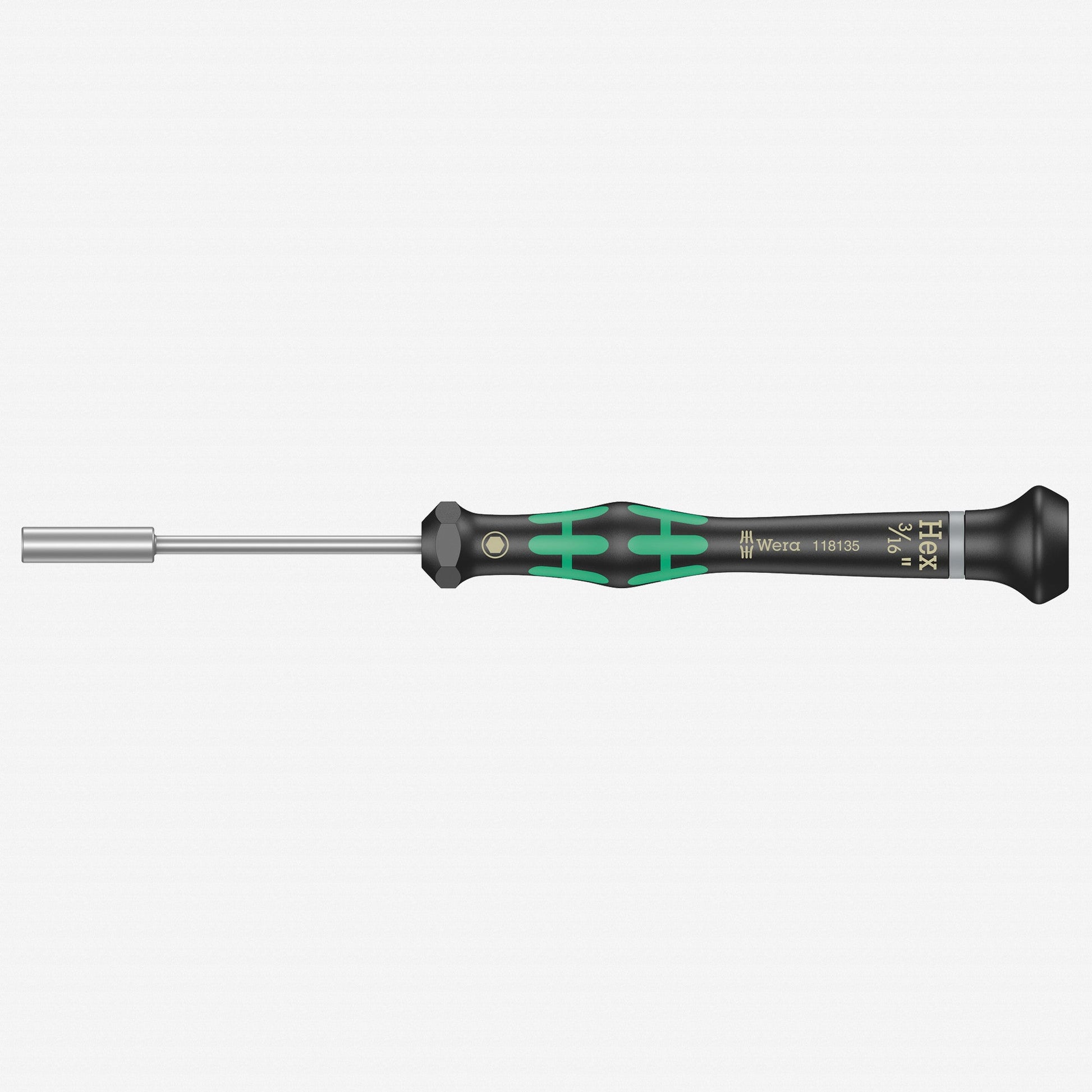 Wera 118135 3/16" x 60mm Kraftform Micro Nut Driver - WR118135 - KC Tool