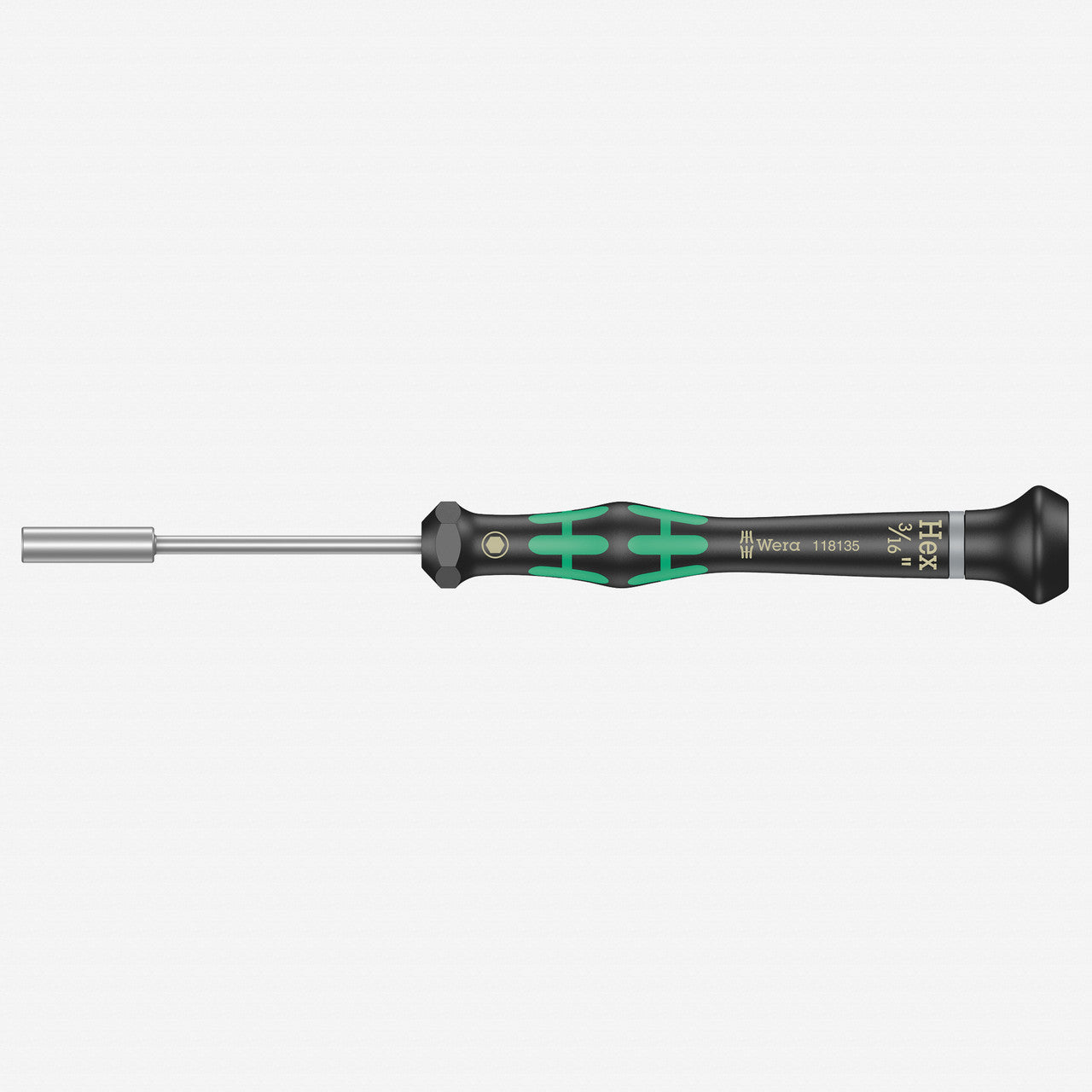 Wera 118135 3/16" x 60mm Kraftform Micro Nut Driver - WR118135 - KC Tool