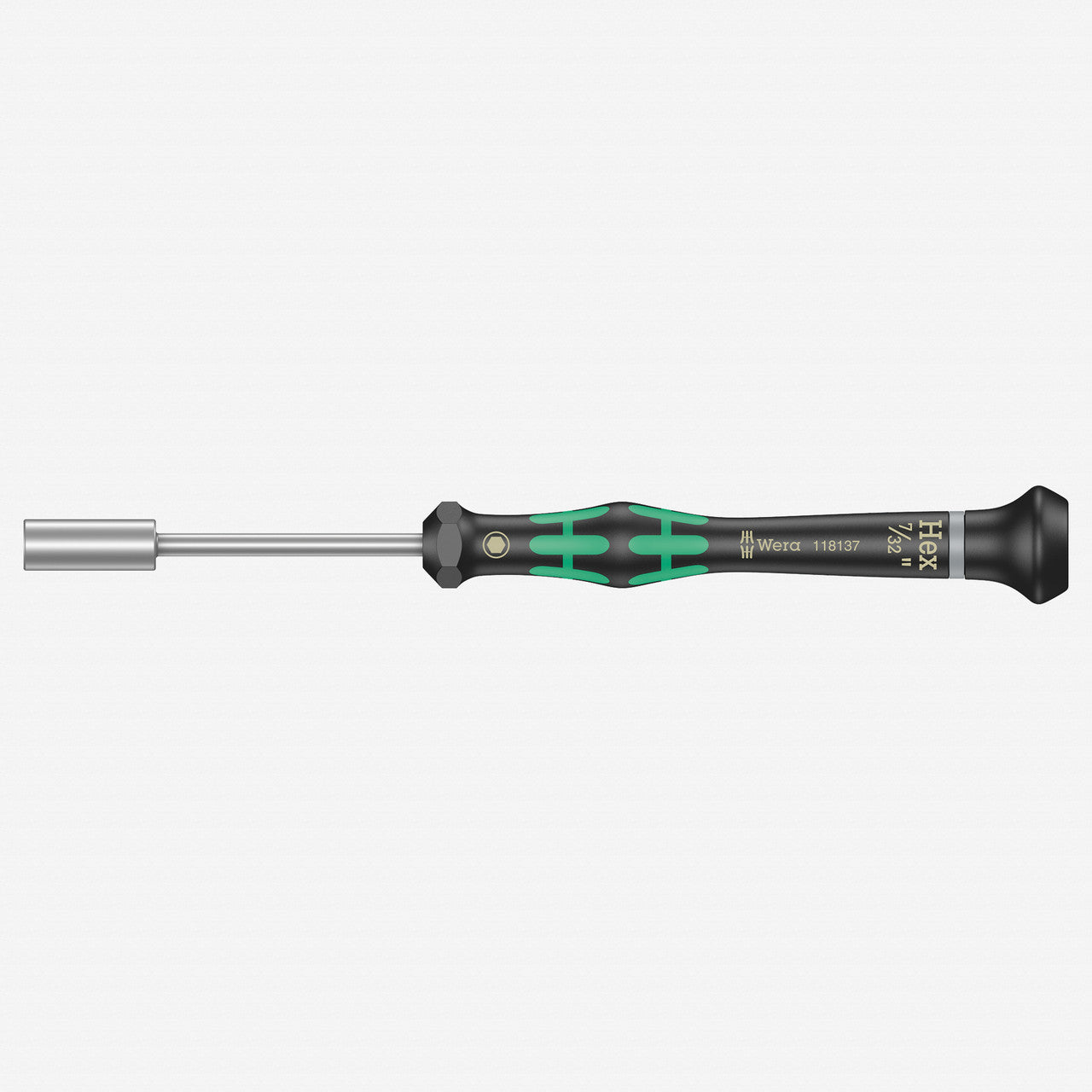 Wera 118137 7/32" x 60mm Kraftform Micro Nut Driver - WR118137 - KC Tool