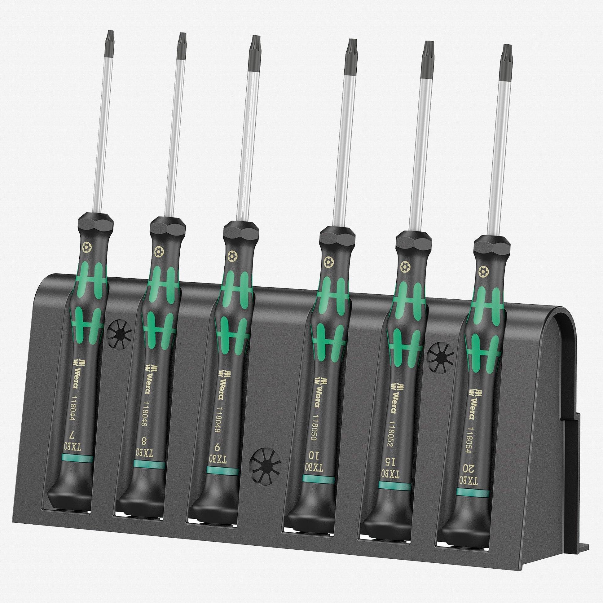 Wera 118154 Kraftform Micro Security TORX® Precision Screwdriver Set + Rack (Retail Pack) - WR118154 - KC Tool
