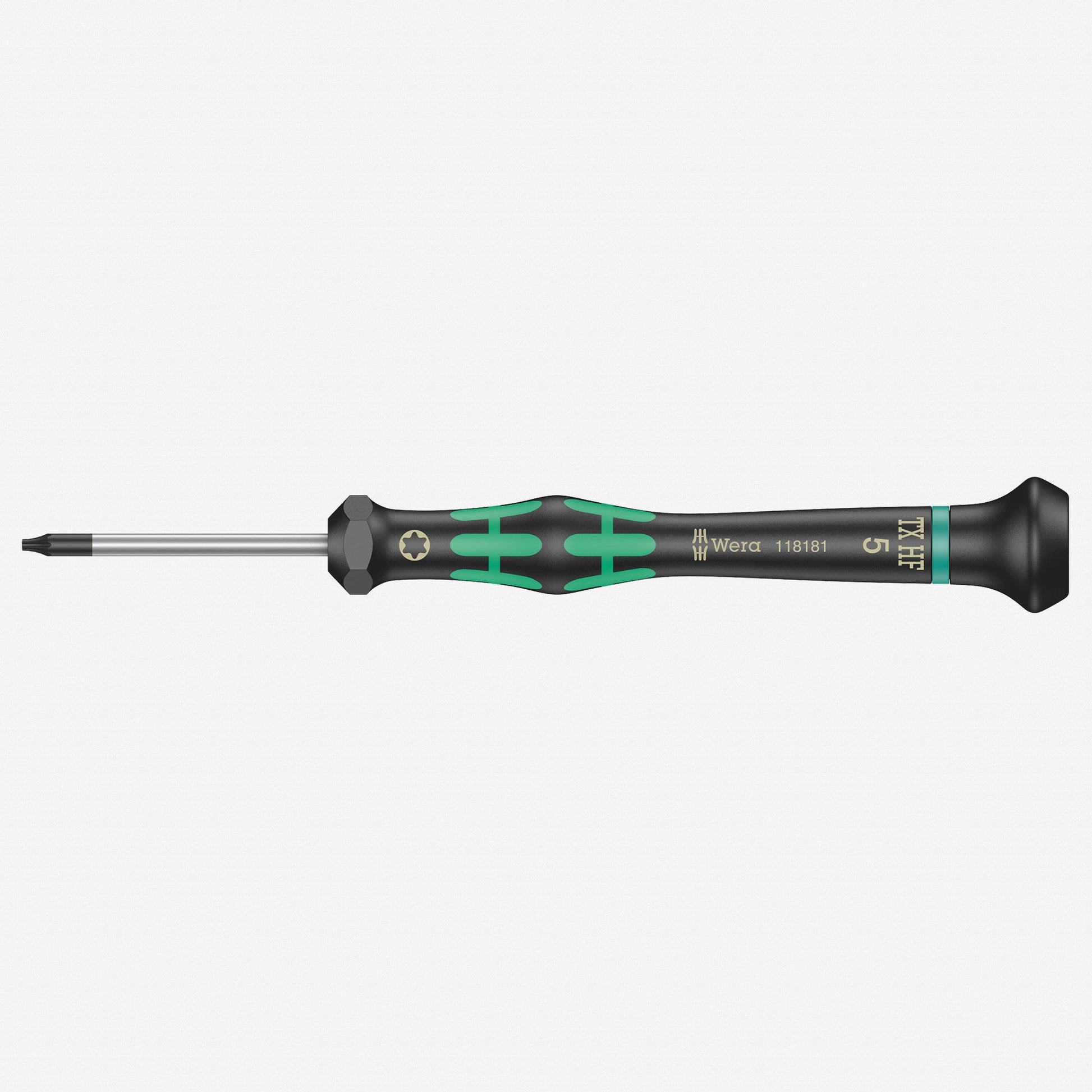 Wera 118181 T5 x 40mm Kraftform Micro TORX® HF Precision Screwdriver - WR118181 - KC Tool