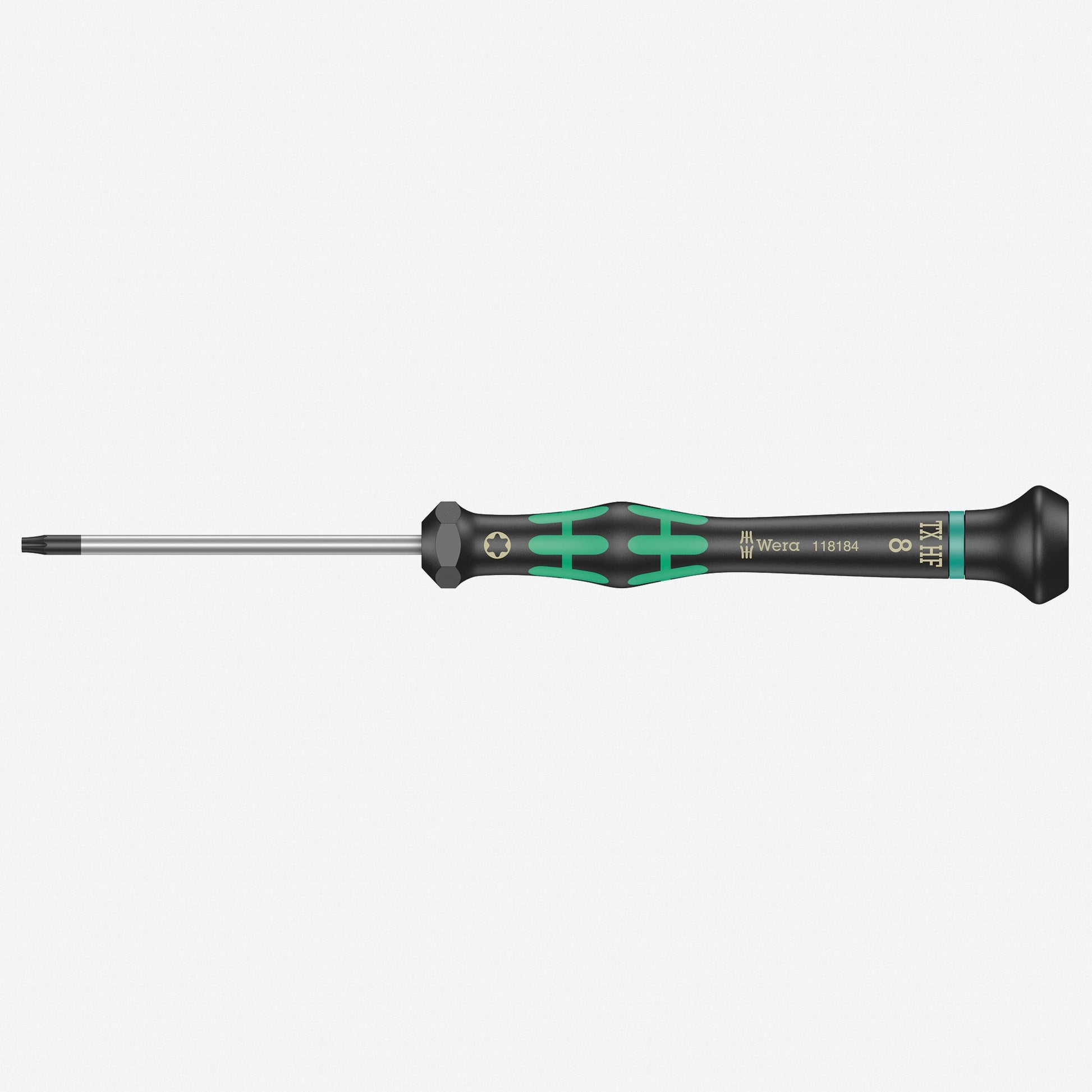 Wera 118184 T8 x 60mm Kraftform Micro TORX® HF Precision Screwdriver - WR118184 - KC Tool