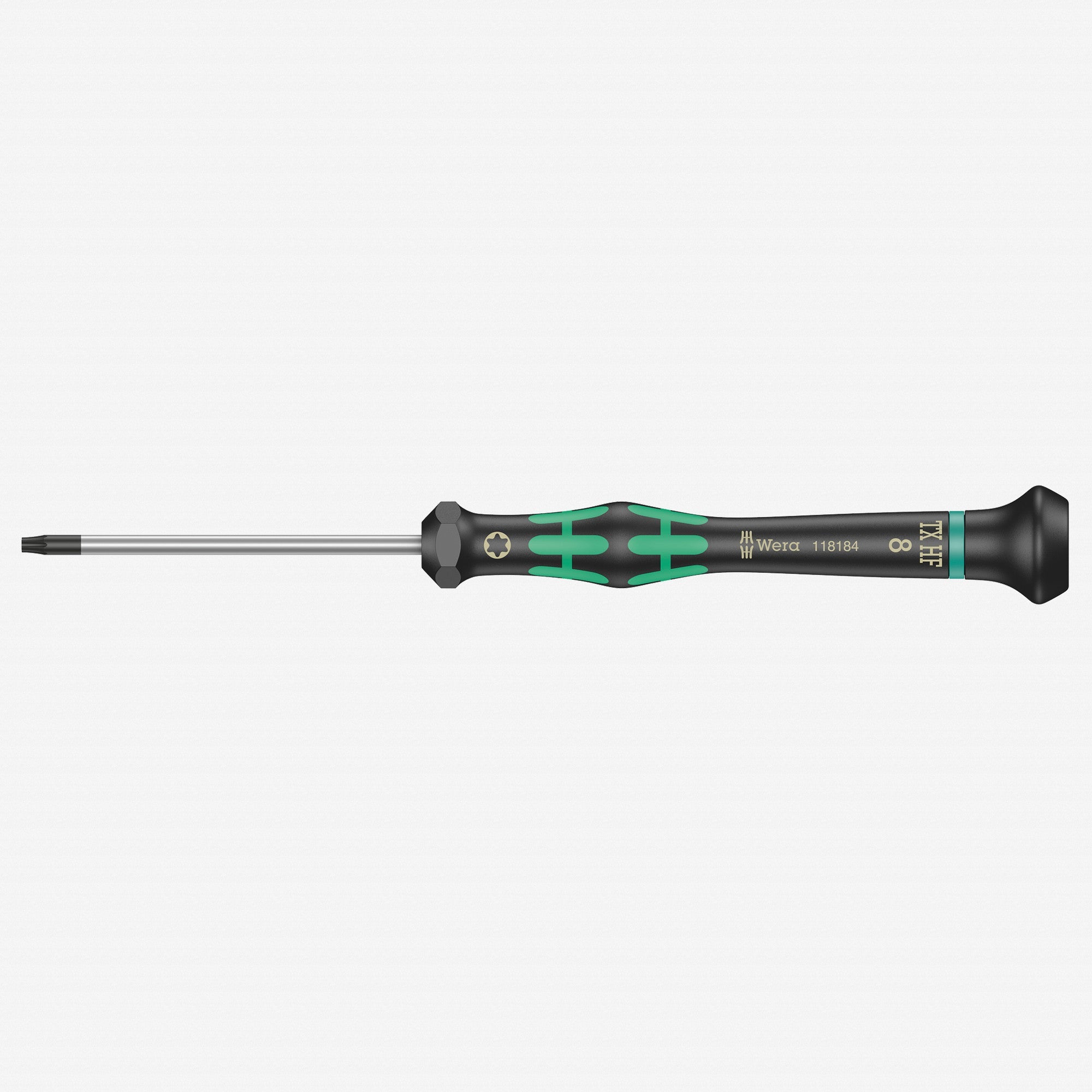 Wera 118184 T8 x 60mm Kraftform Micro TORX® HF Precision Screwdriver - WR118184 - KC Tool