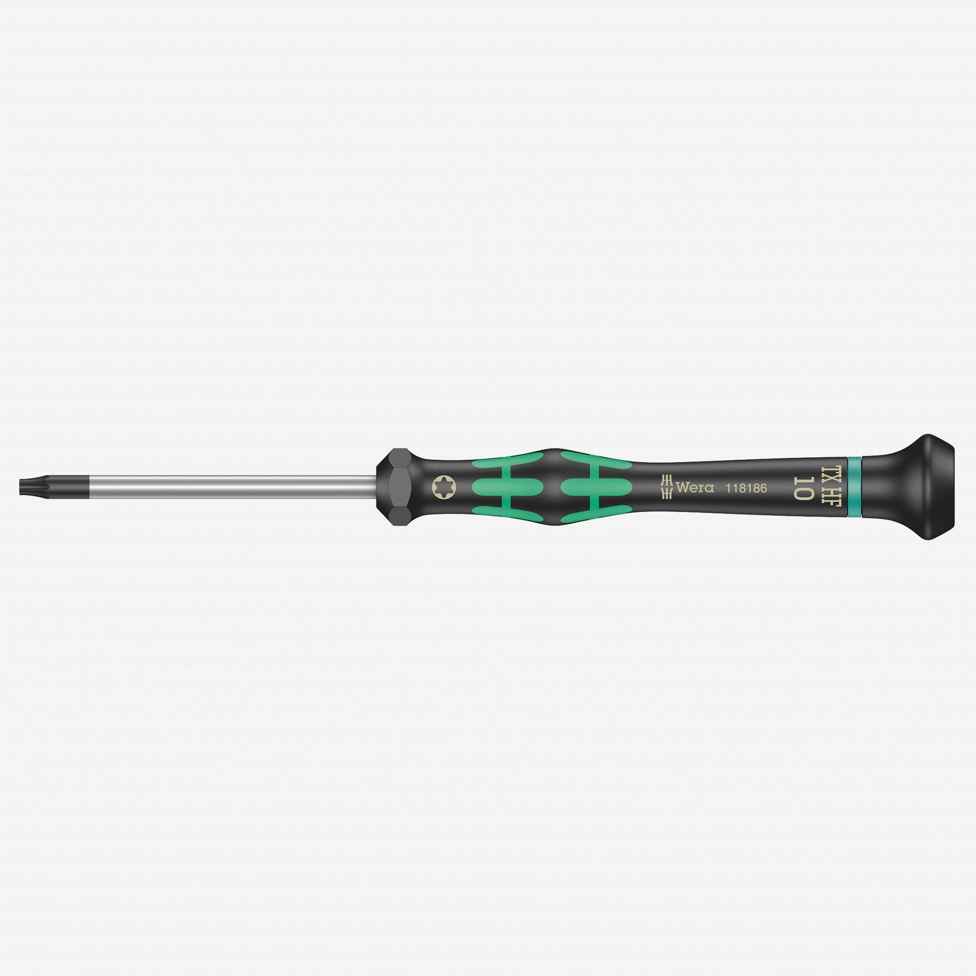 Wera 118186 T10 x 60mm Kraftform Micro TORX® HF Precision Screwdriver - WR118186 - KC Tool