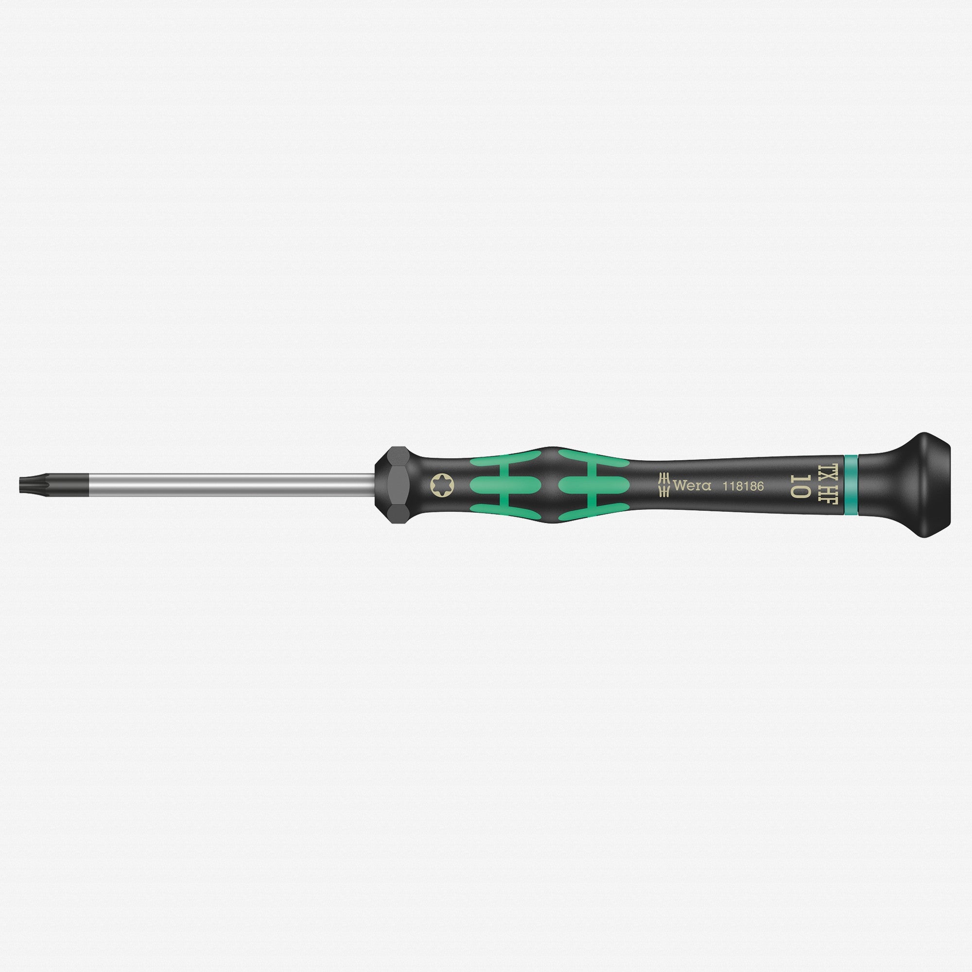 Wera 118186 T10 x 60mm Kraftform Micro TORX® HF Precision Screwdriver - WR118186 - KC Tool