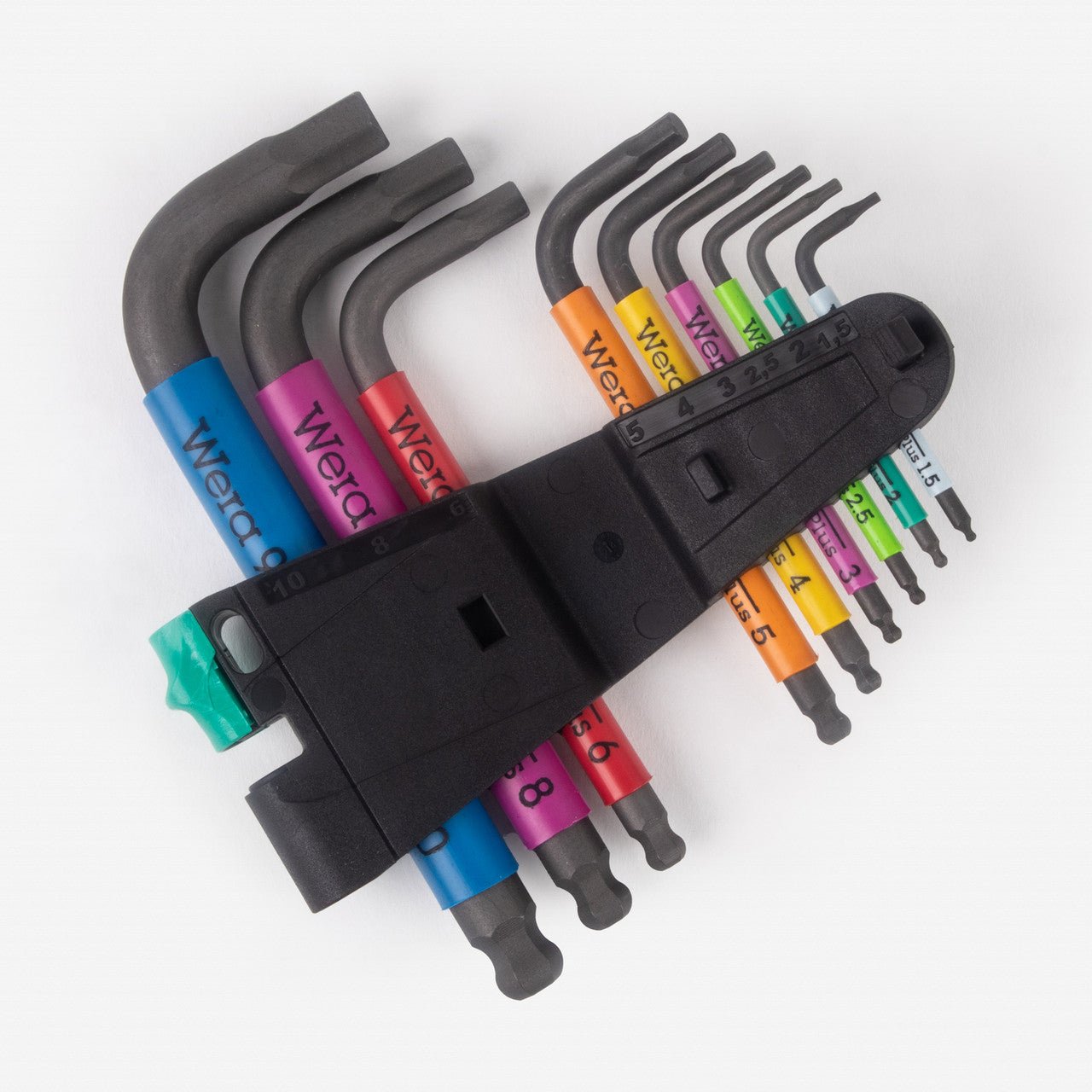 Wera 133164 Multicolor 2 Metric Hex-Plus L-key Set, BlackLaser