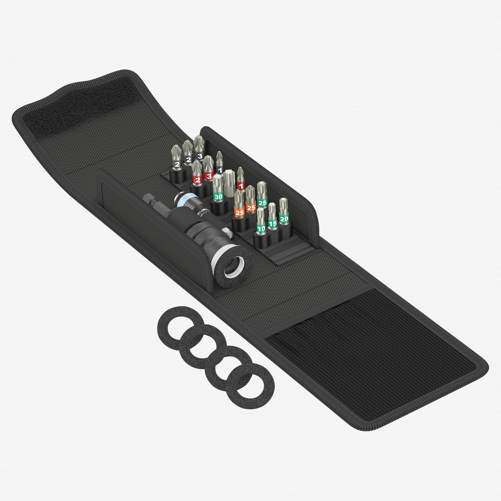 Wera 134021 Terrace/Decking Construction Set T1, 17 Pieces - WR134021 - KC Tool