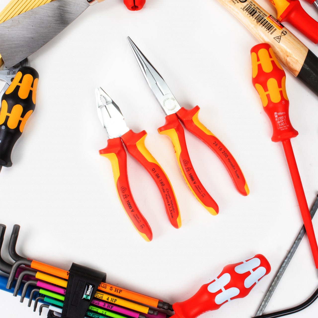 Wera 134025 2go E 1 Tool Set for Electricians, 73 Pieces - WR134025 - KC Tool