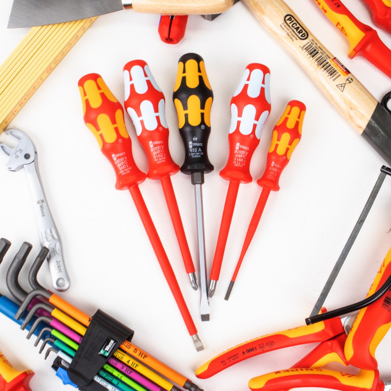 Wera 134025 2go E 1 Tool Set for Electricians, 73 Pieces - WR134025 - KC Tool