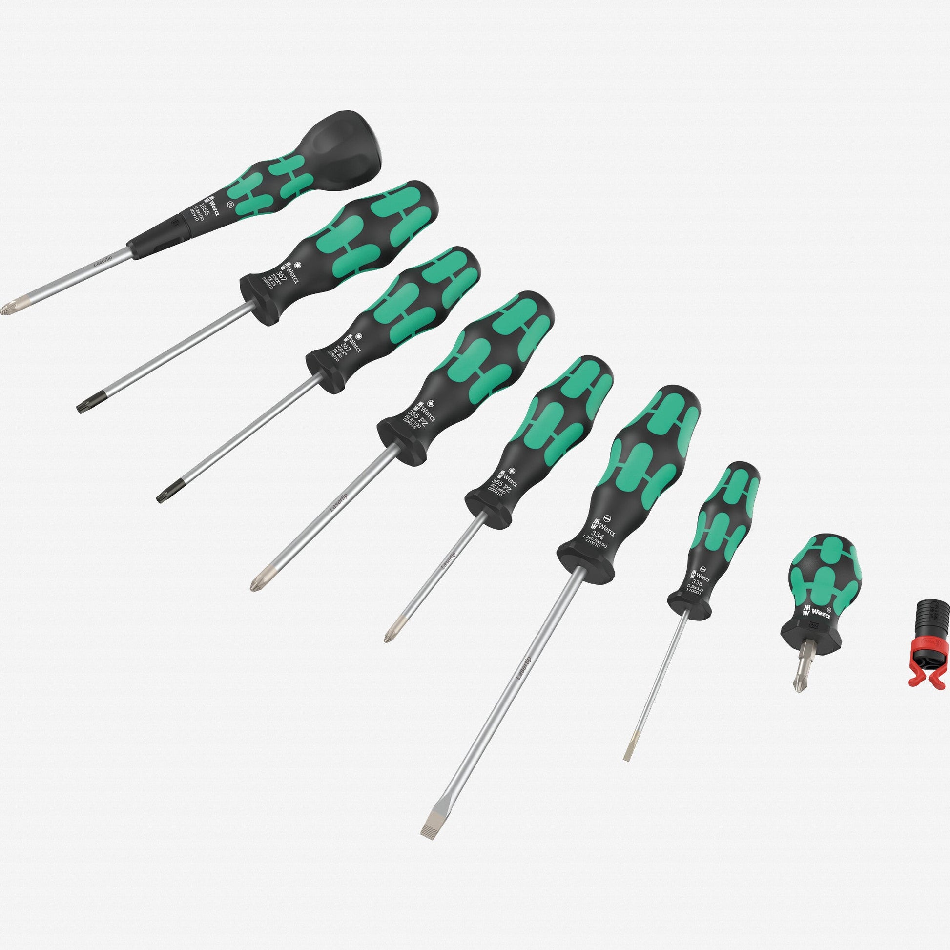 Wera 134029 Kraftform Ball-Grip Set 2, 9 Pieces, Limited Edition - WR134029 - KC Tool