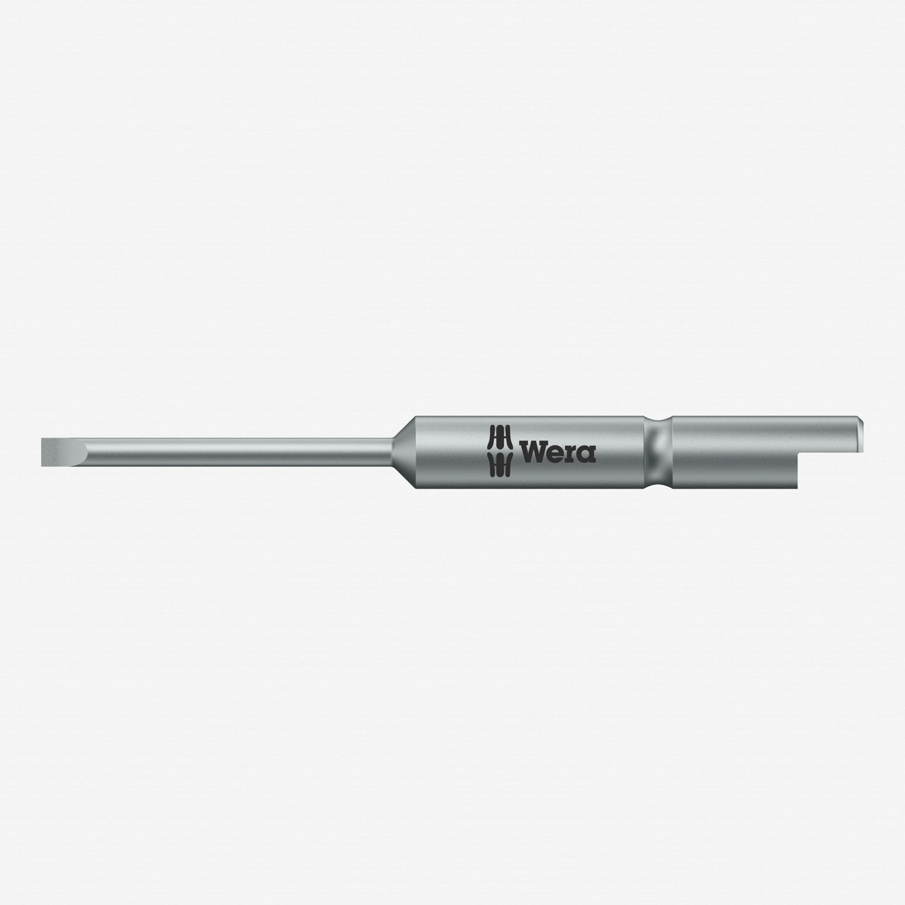 Wera 135266 2.0 x 0.4 x 44mm Slotted Bit - Halfmoon Drive - WR135266 - KC Tool