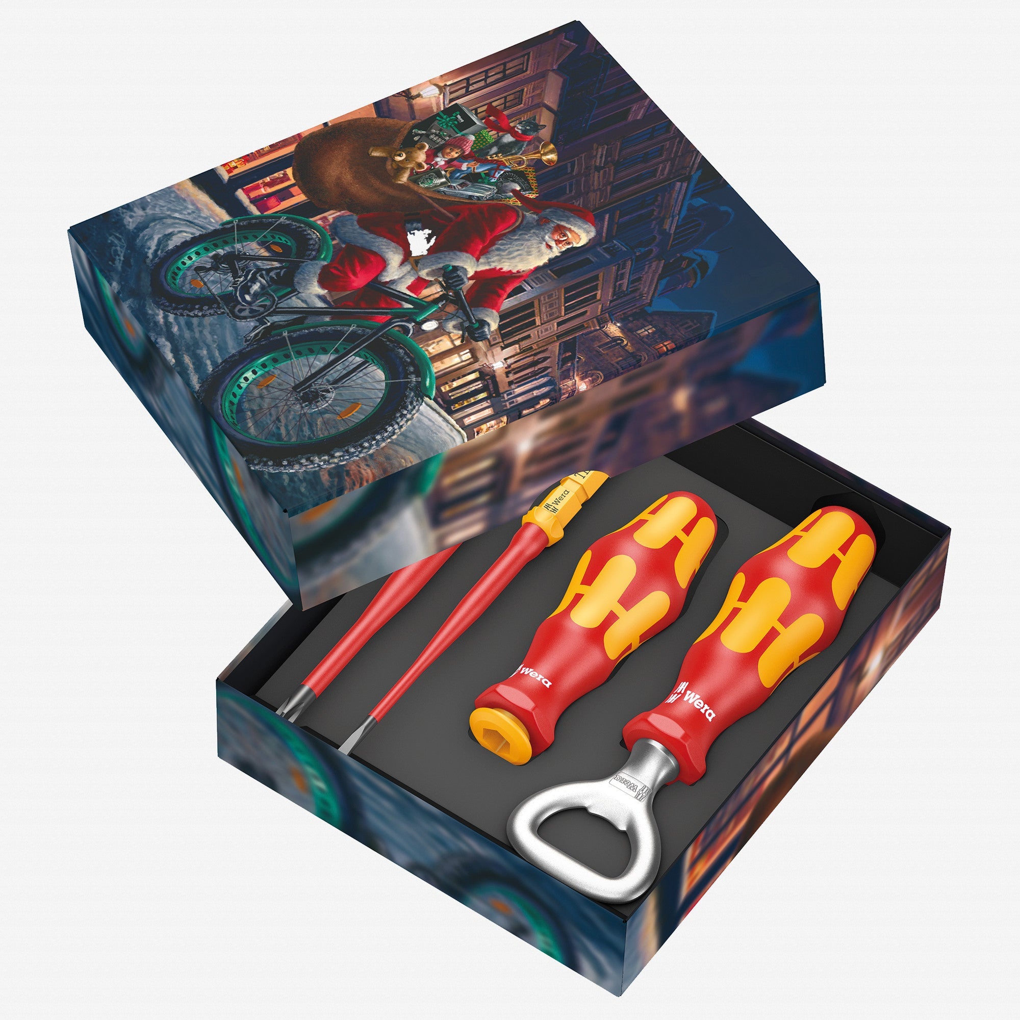 Wera 135816 Kraftform Kompakt VDE Set Christmas 2024, 4 Pieces - WR135816 - KC Tool
