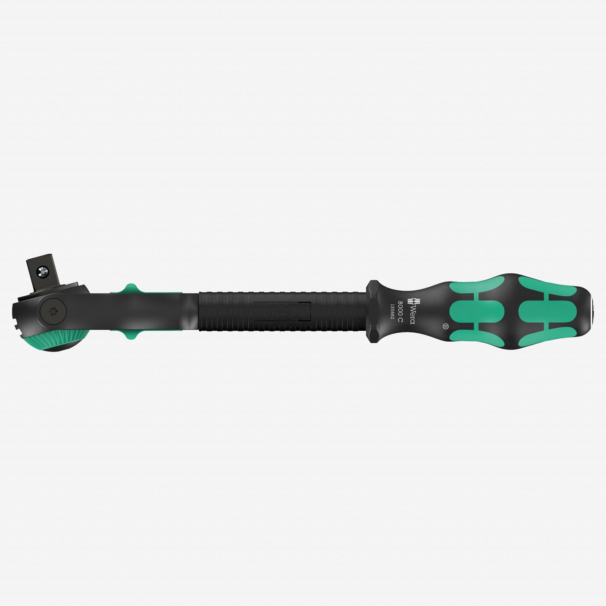 Wera 135882 8000 C Black Edition Zyklop Speed Ratchet with 1/2" Drive - WR135882 - KC Tool