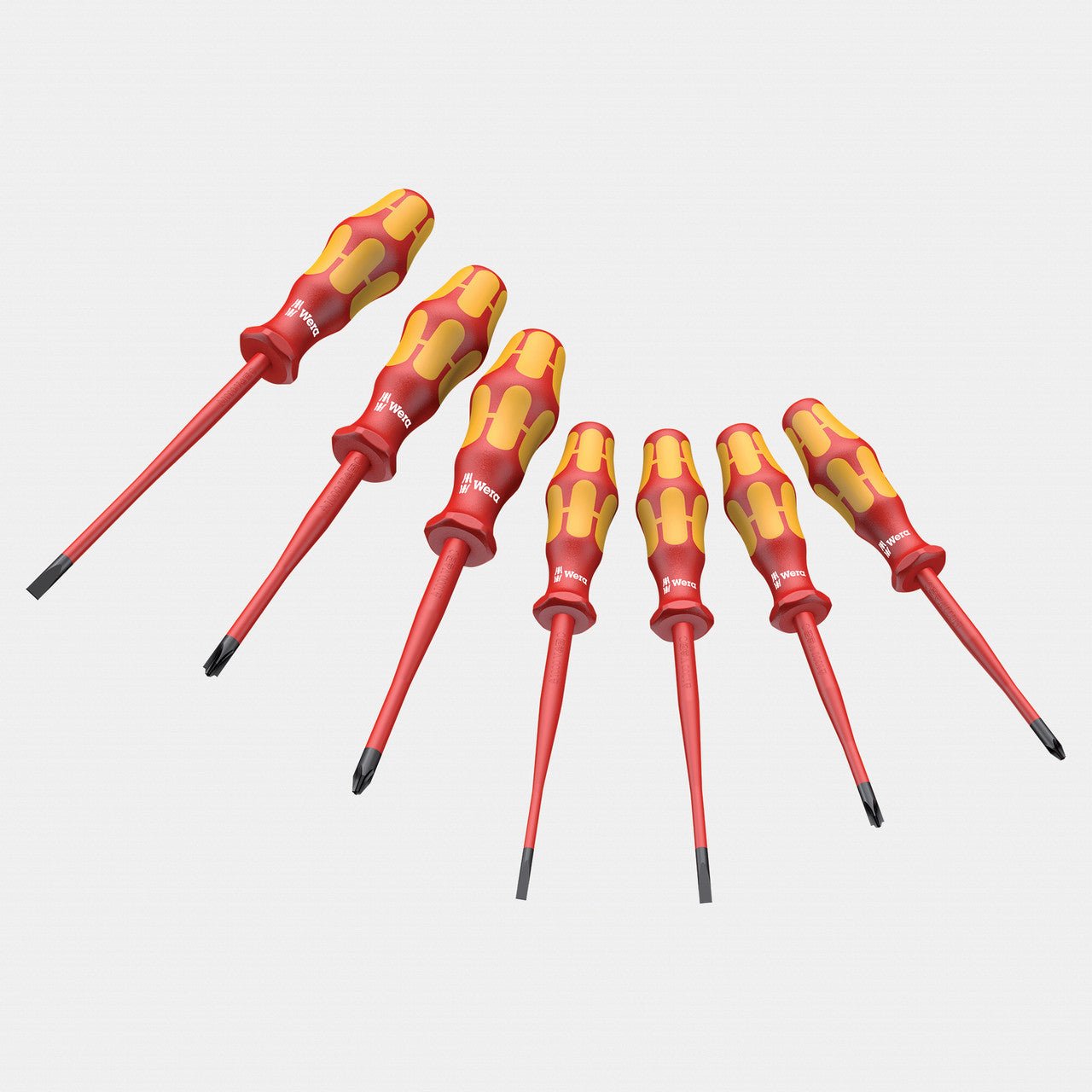 Wera 135961 Kraftform Plus VDE Screwdriver Set - Slim Blade and Handle - WR135961 - KC Tool