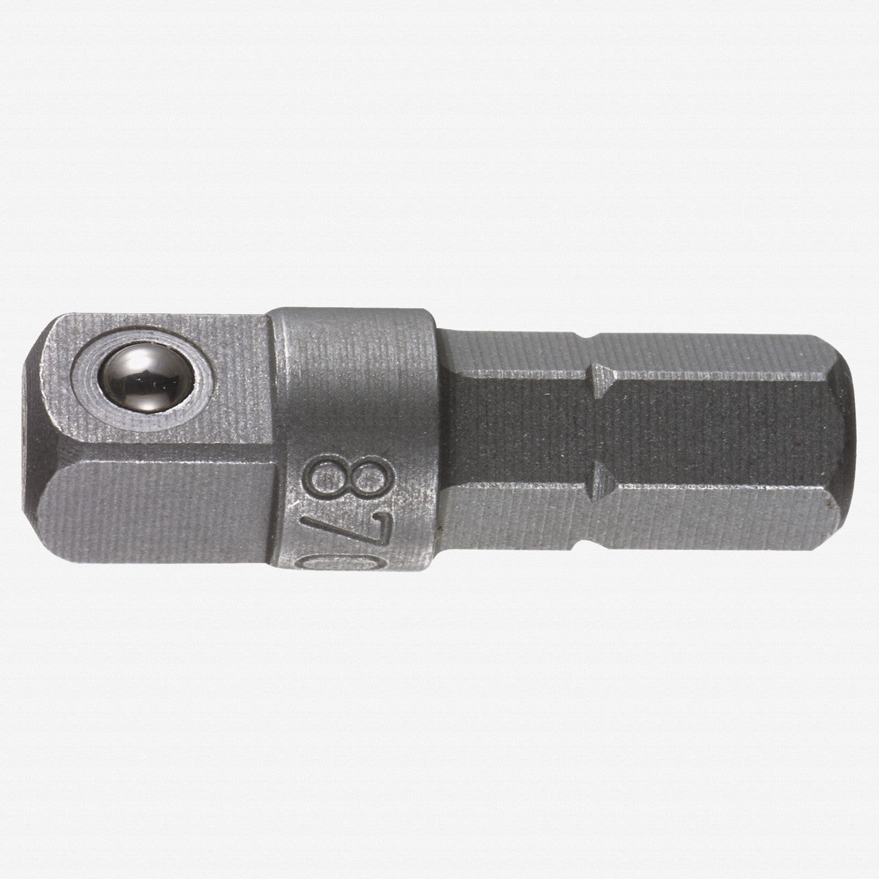 Wera 136000 Male 1/4" Hex to Male 1/4" Square Drive Adaptor - WR136000 - KC Tool