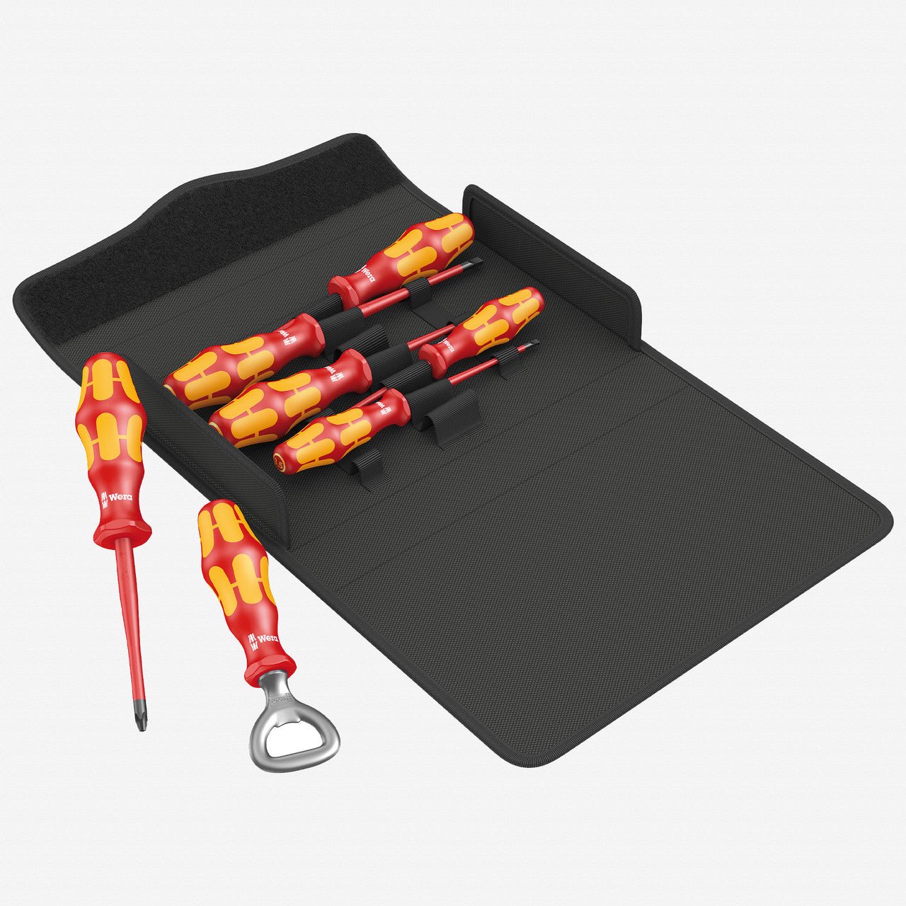 Wera 136022 Kraftform 100 iS/7 VDE Slim Screwdriver Set 2, PH/SL, 7 Pieces - WR136022 - KC Tool