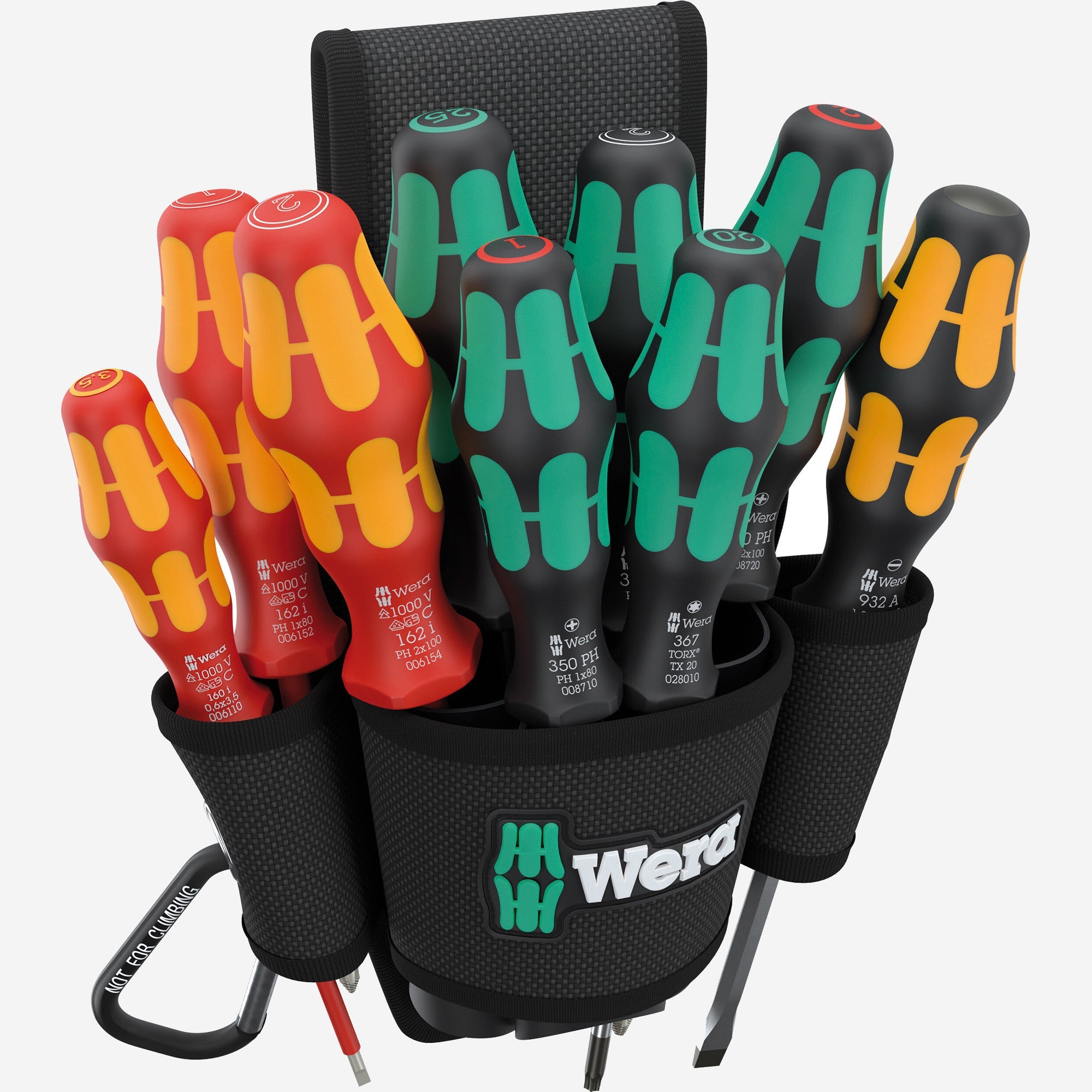 Wera 136032 Belt Pouch Set 1, 10 Pieces, Limited Edition - WR136032 - KC Tool
