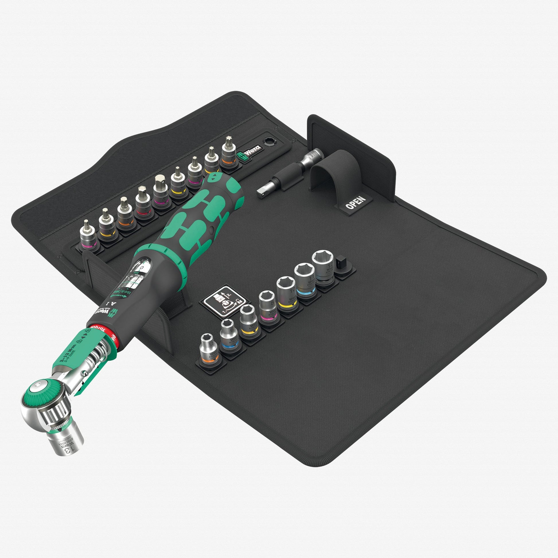 Wera 136073 Safe-Torque A 1 SHK Set 1, 1/4" Square Drive, 2-12 Nm, 20 Pieces, Metric - WR136073 - KC Tool