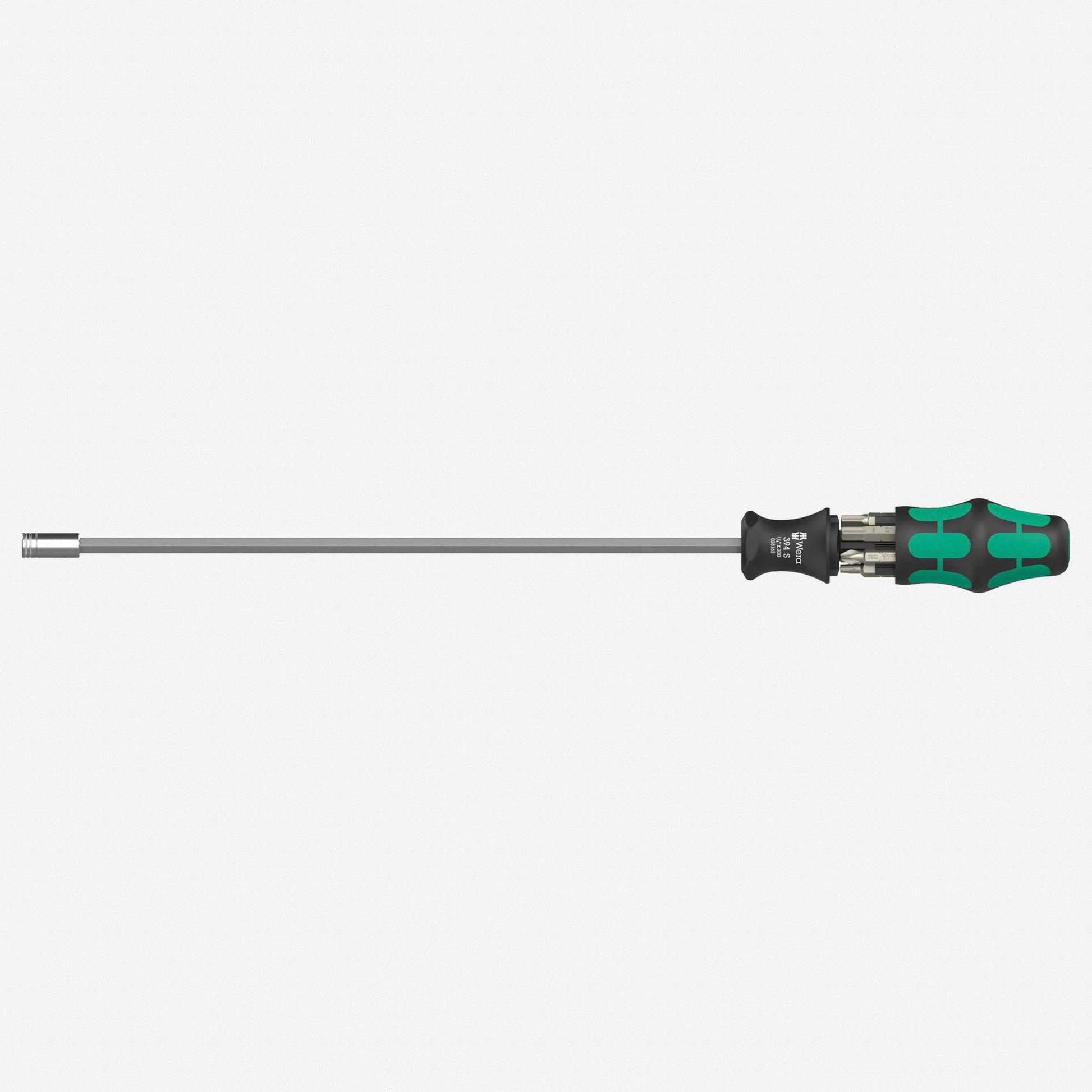 Wera 136075 Kraftform Kompakt 27 XL SHK 1 Bitholding Screwdriver, 1/4" Hex, 7 Pieces, 300 mm - WR136075 - KC Tool