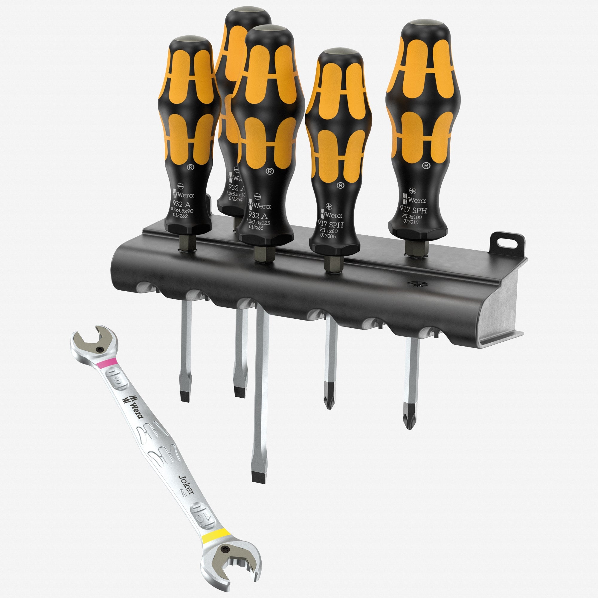 Wera 136078 Chiseldrivers + Joker Wrench Limited Edition Set 1, 6 Pieces - WR136078 - KC Tool