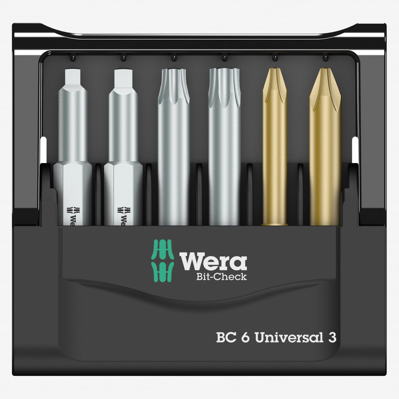Wera 136380 Bit - Check 6 Universal 3 SB Insert Bit Set, 6 Pieces - WR136380 - KC Tool