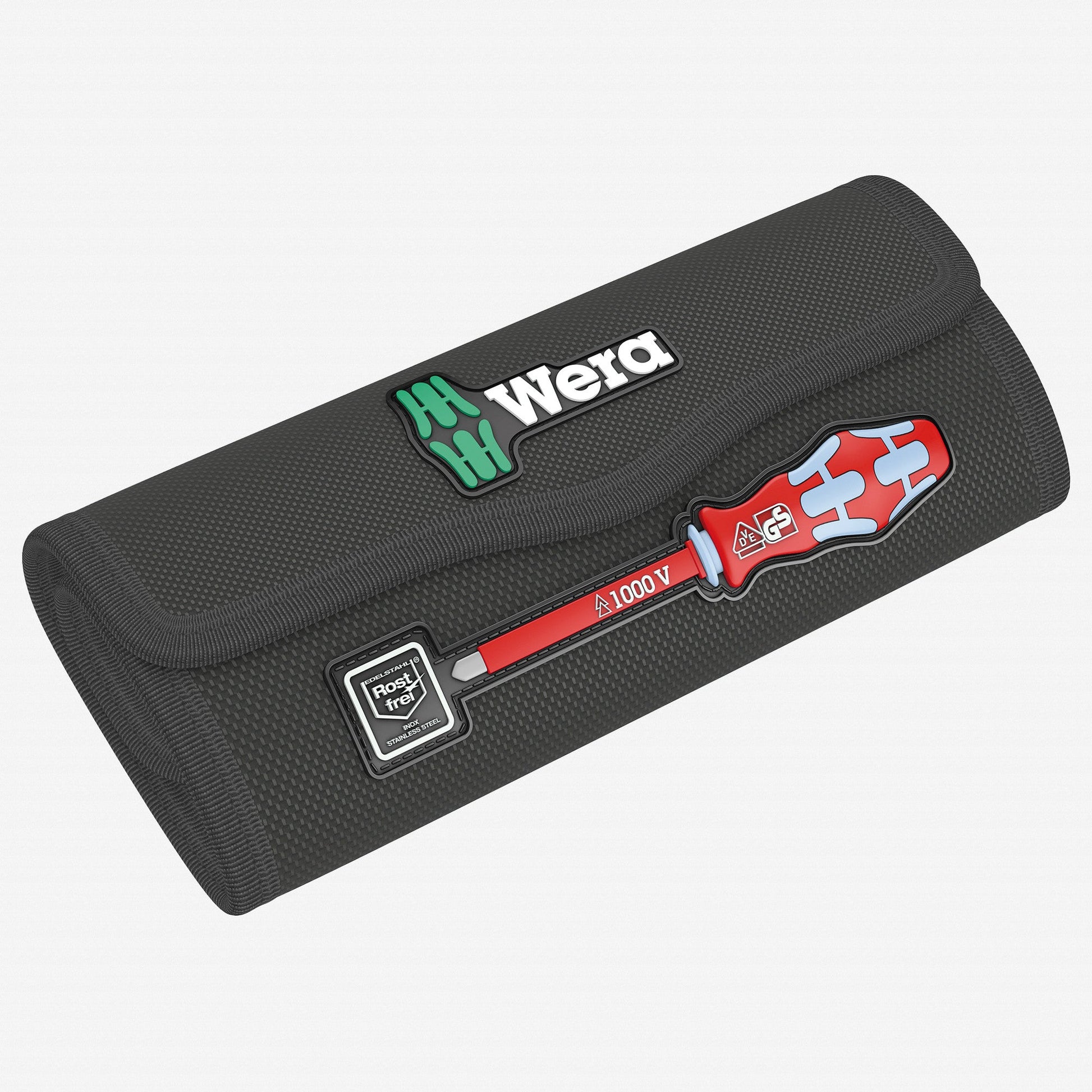 Wera 136540 Textile Case for sets of up to 17 Kraftform Kompakt VDE Stainless Drivers, Empty - WR136540 - KC Tool