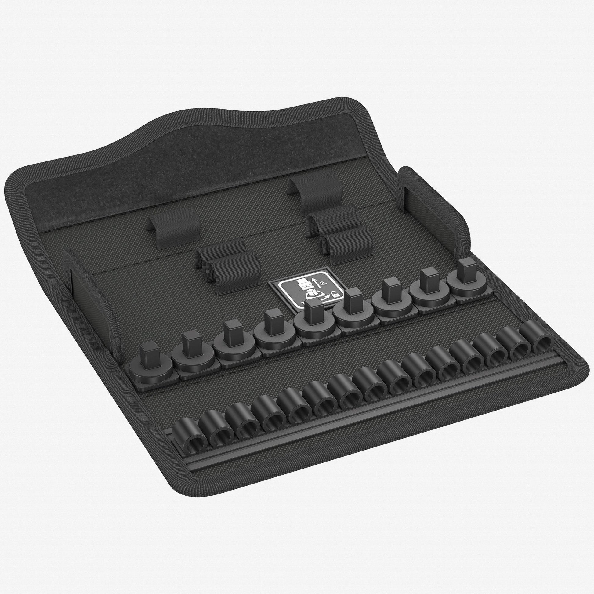 Wera 136542 Zyklop 9496 Metal Push 1/4" Textile Box, Empty - WR136542 - KC Tool