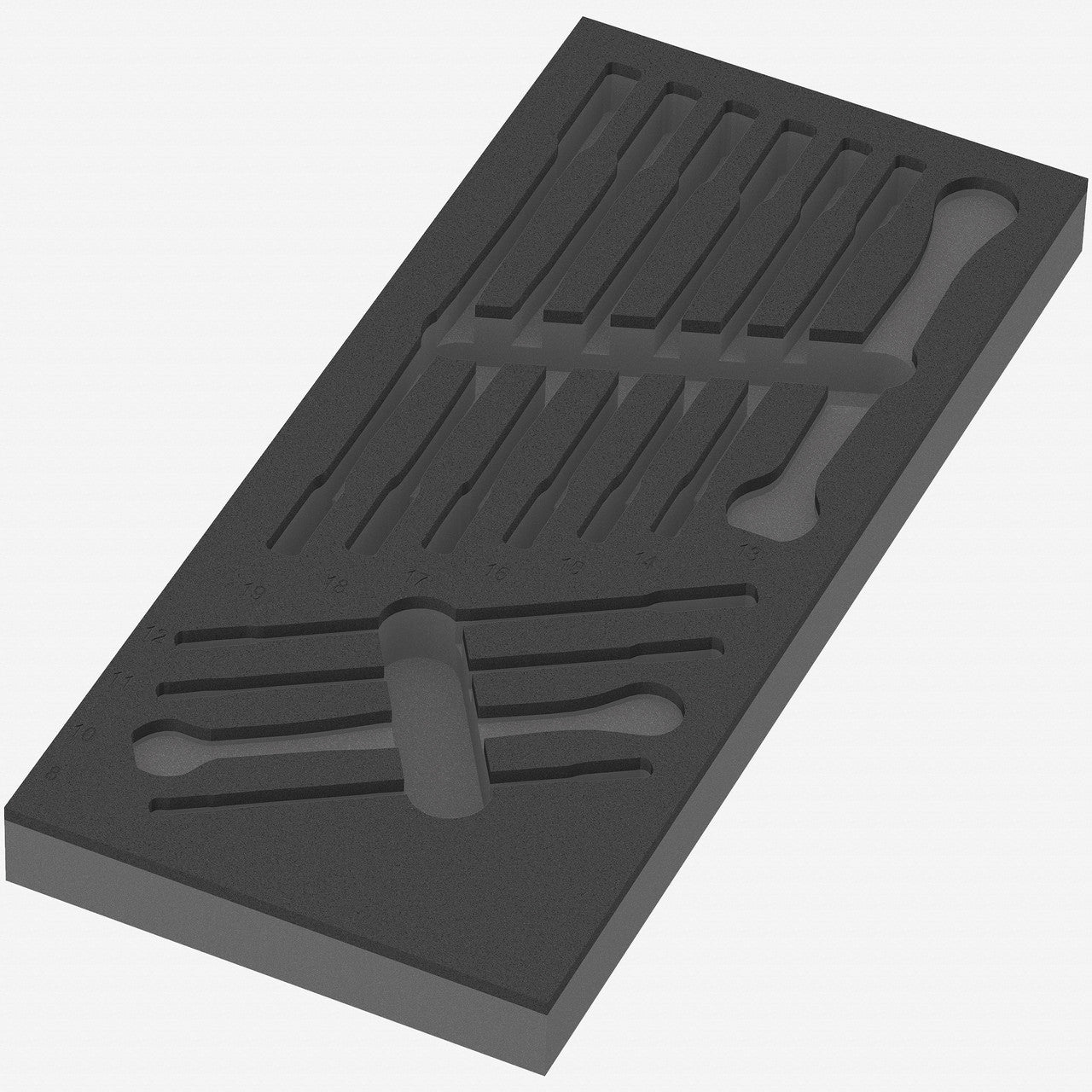 Wera 137330 Foam Insert 6000 Joker Set 1, Empty - WR137330 - KC Tool