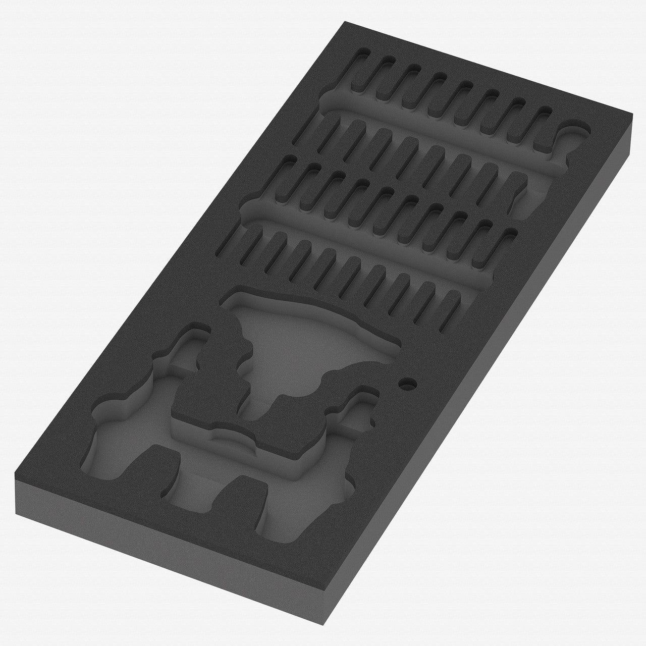 Wera 137352 Foam Insert Kraftform Kompakt Ratcheting Drivers Set 1, Empty - WR137352 - KC Tool