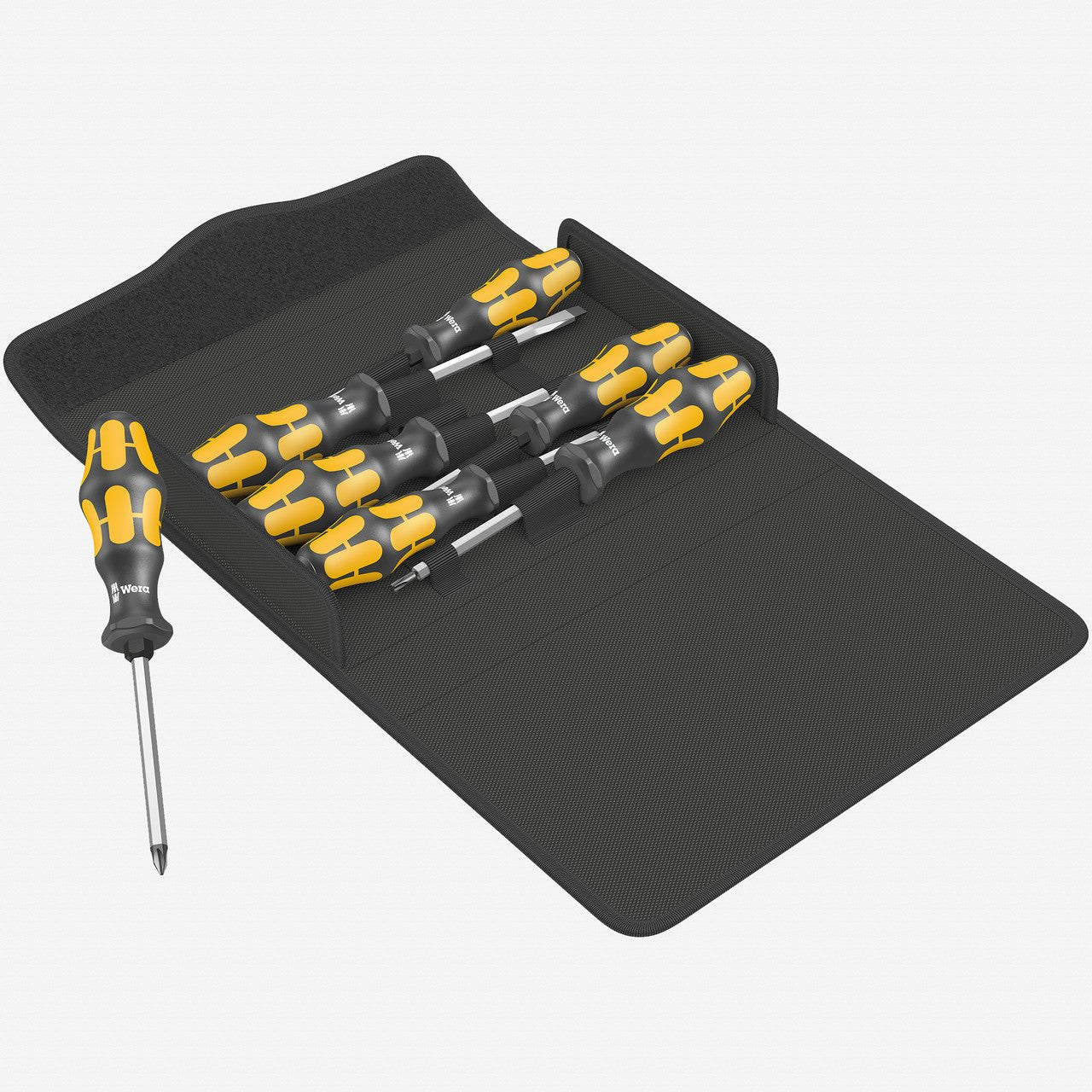 Wera 137811 Kraftform 900/7 Chiseldriver Screwdriver Set 1, PH/TX/SL, 7 Pieces - WR137811 - KC Tool