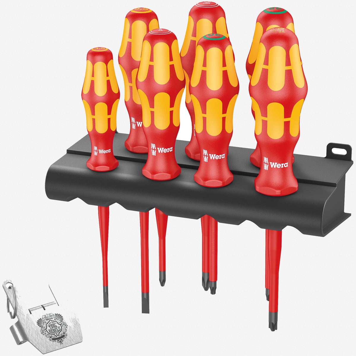 Wera 138712 Kraftform VDE/7 Heavy Metal 2 Screwdriver Set - WR138712 - KC Tool
