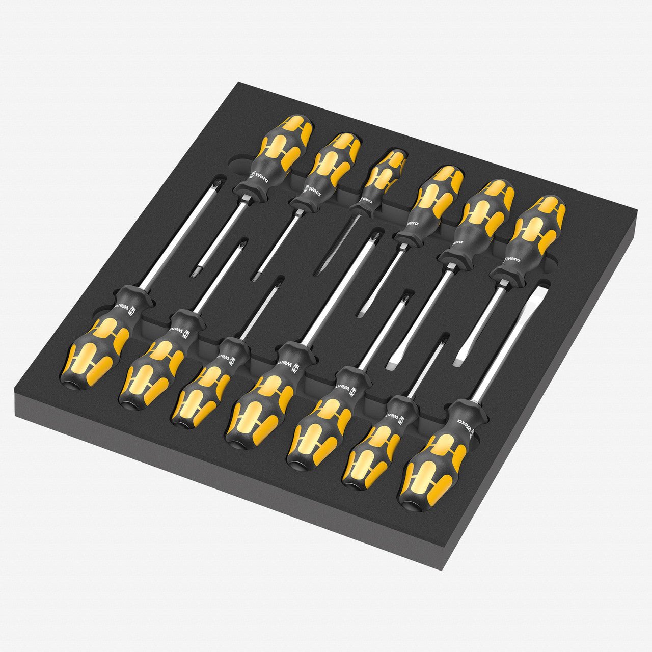 Wera 150105 Foam Insert Chiseldriver Set 1, 13 Pieces - WR150105 - KC Tool