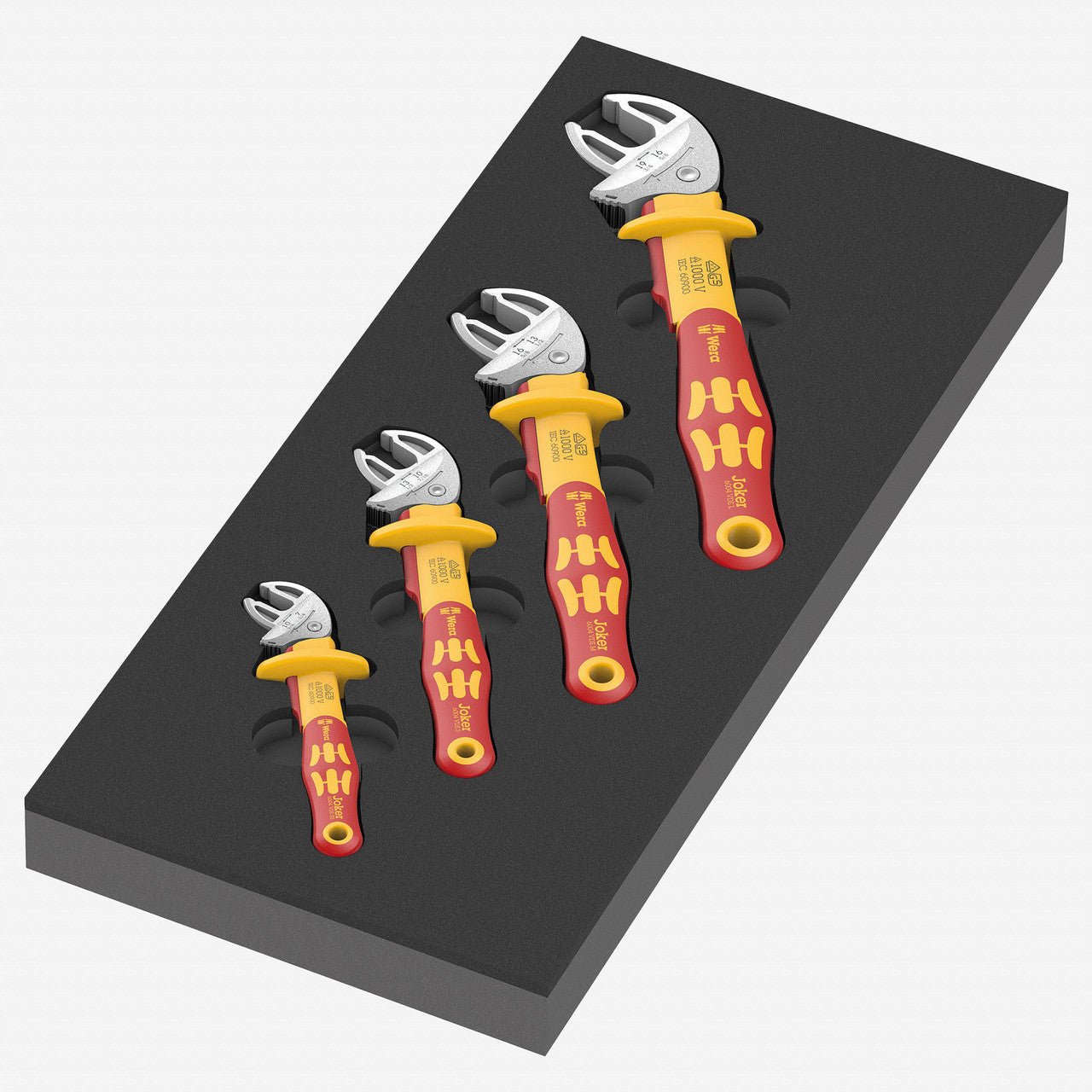 Wera 150124 Foam Insert 6004 Joker VDE Set 1, 4 Pieces - WR150124 - KC Tool