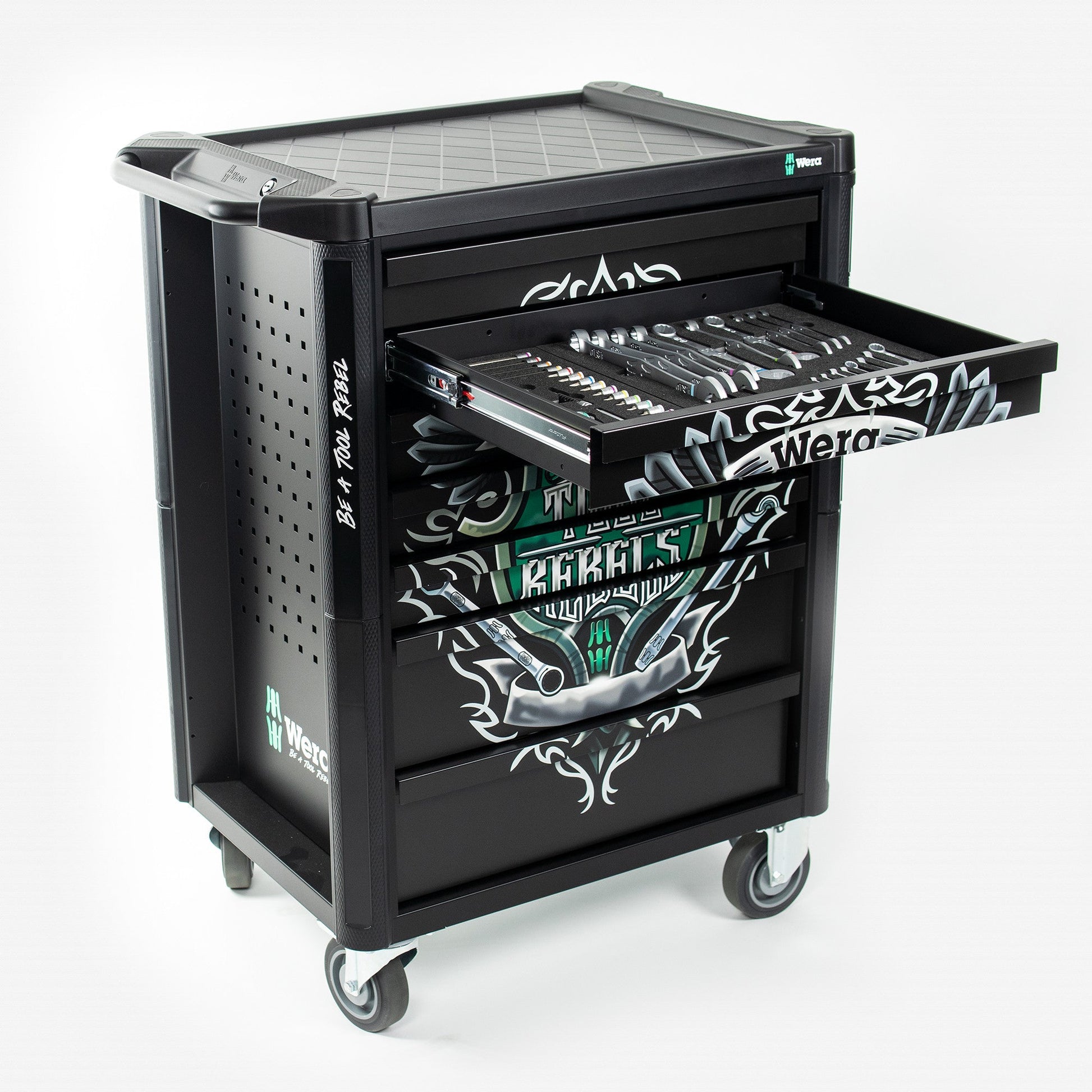 Wera 150130 Tool Rebel Trolley with Tool Assortment, 78 Pieces - WR150130 - KC Tool