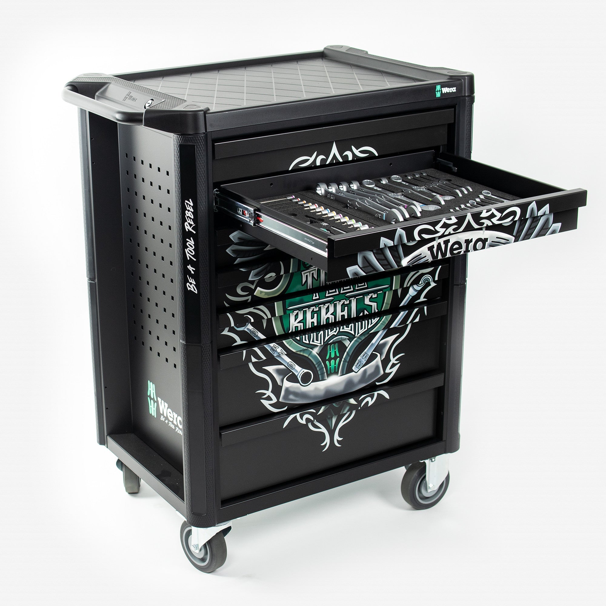 Wera 150130 Tool Rebel Trolley with Tool Assortment, 78 Pieces - WR150130 - KC Tool