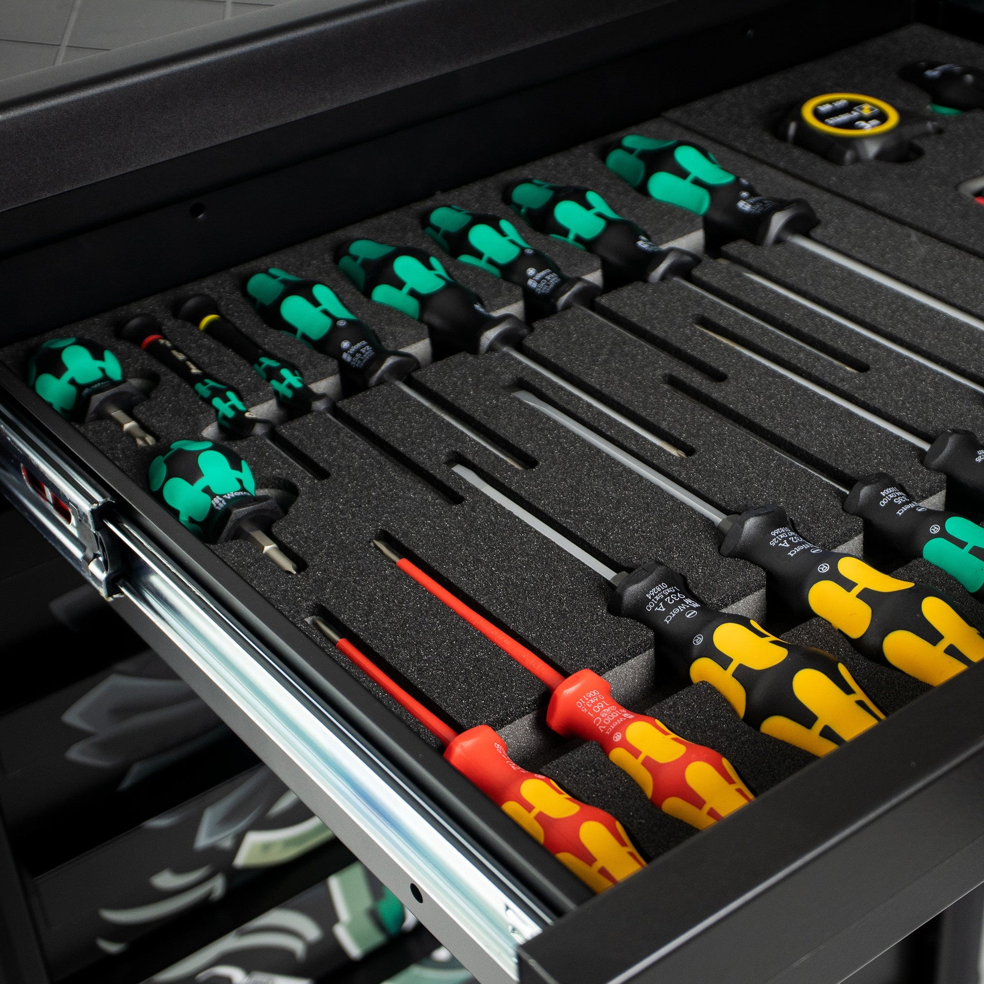 Wera 150130 Tool Rebel Trolley with Tool Assortment, 78 Pieces - WR150130 - KC Tool