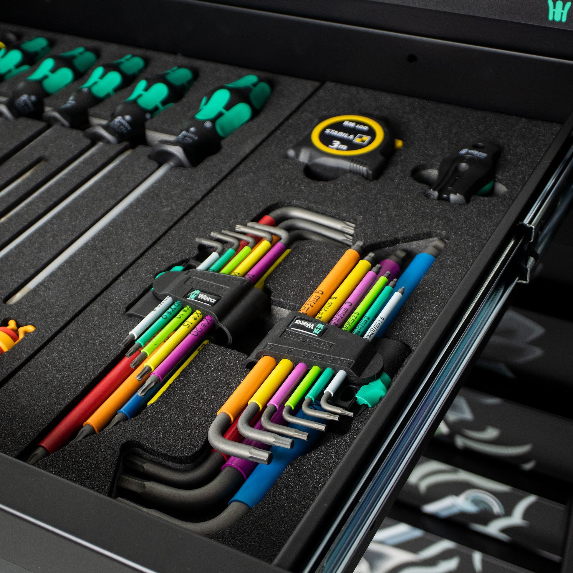 Wera 150130 Tool Rebel Trolley with Tool Assortment, 78 Pieces - WR150130 - KC Tool