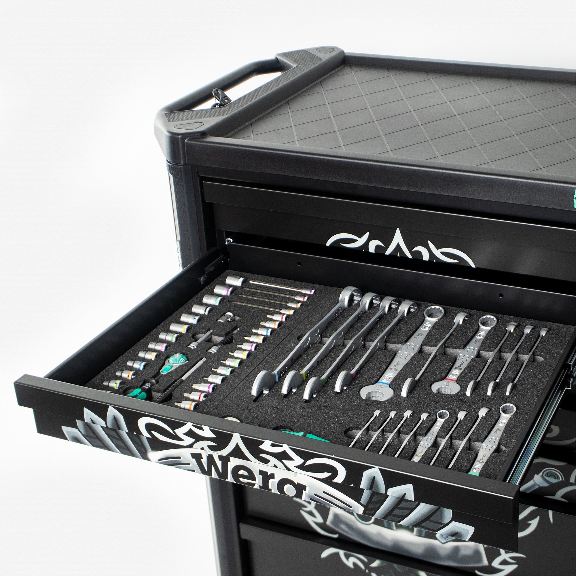 Wera 150130 Tool Rebel Trolley with Tool Assortment, 78 Pieces - WR150130 - KC Tool