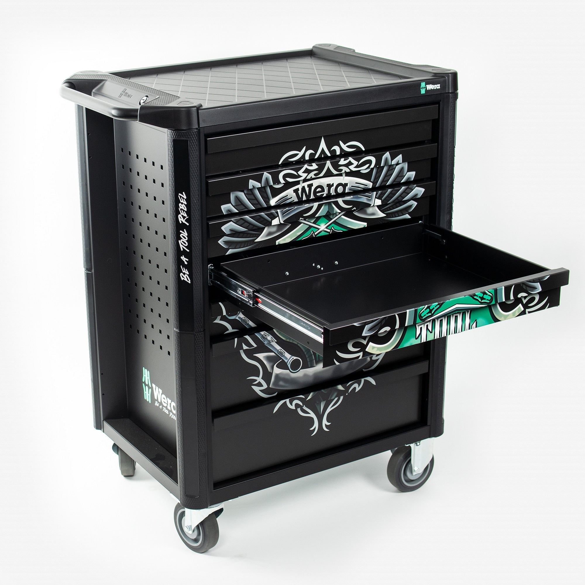 Wera 150130 Tool Rebel Trolley with Tool Assortment, 78 Pieces - WR150130 - KC Tool